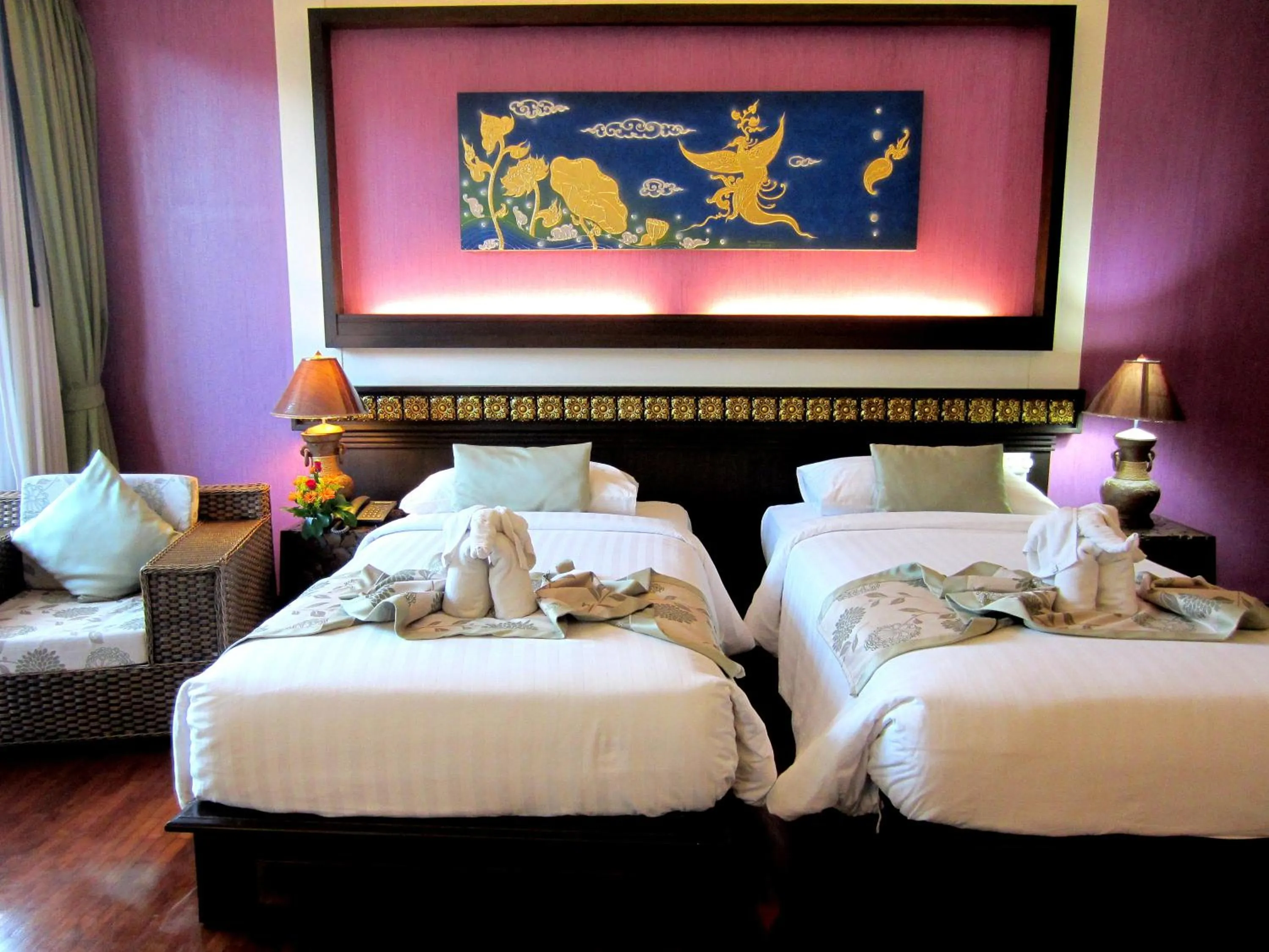Photo of the whole room, Bed in Mountain Creek Wellness Resort Chiangmai