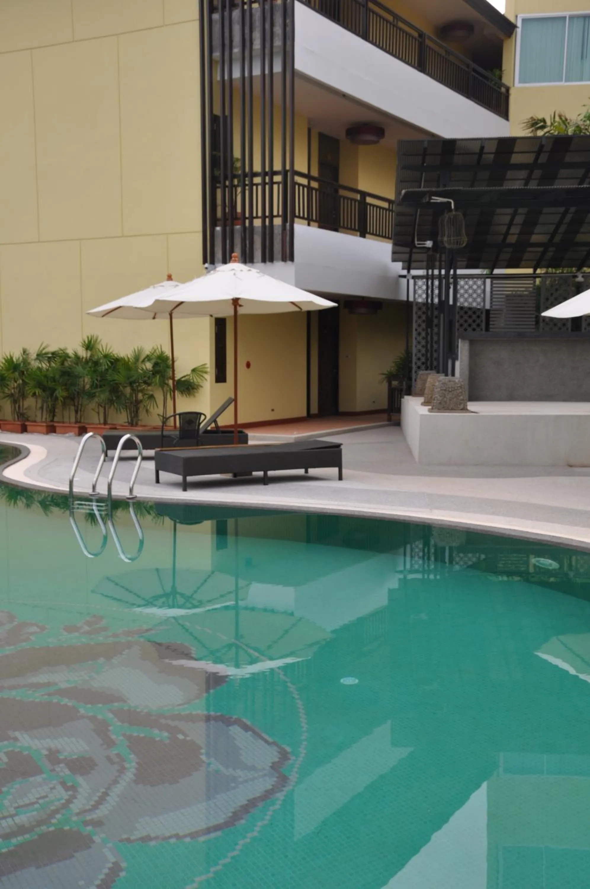 Swimming pool in Mountain Creek Wellness Resort Chiangmai