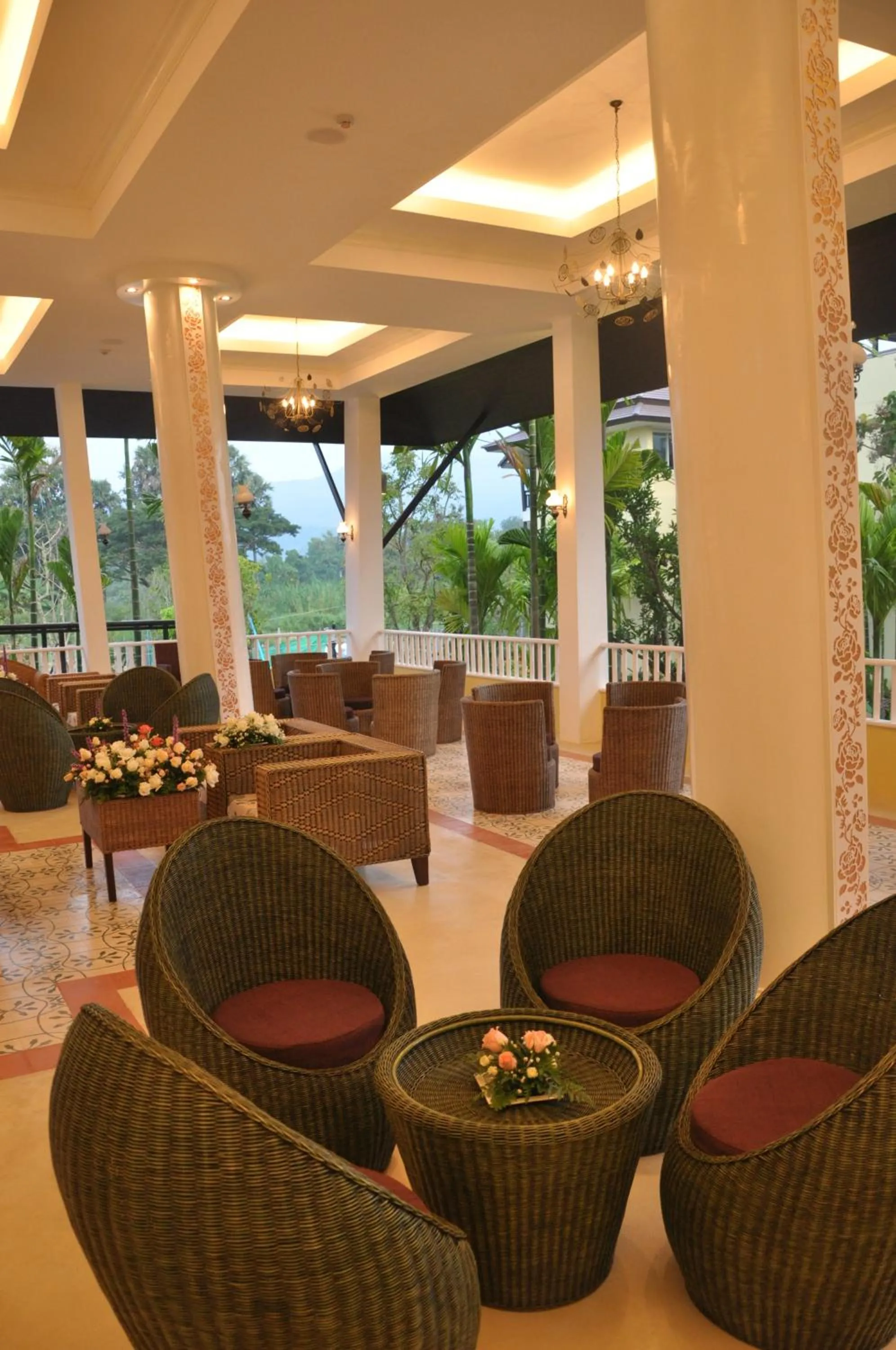 Decorative detail in Mountain Creek Wellness Resort Chiangmai