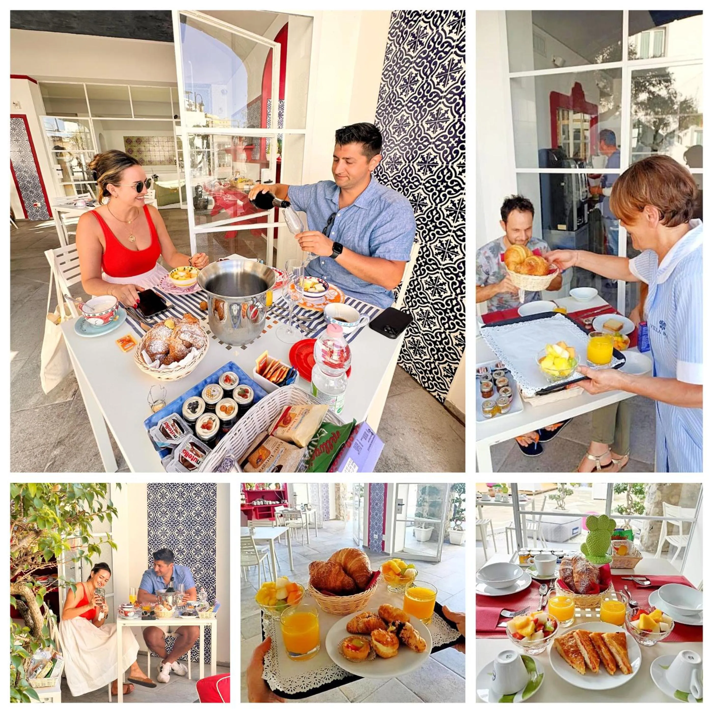 Breakfast in Villa Bossa Amalfi