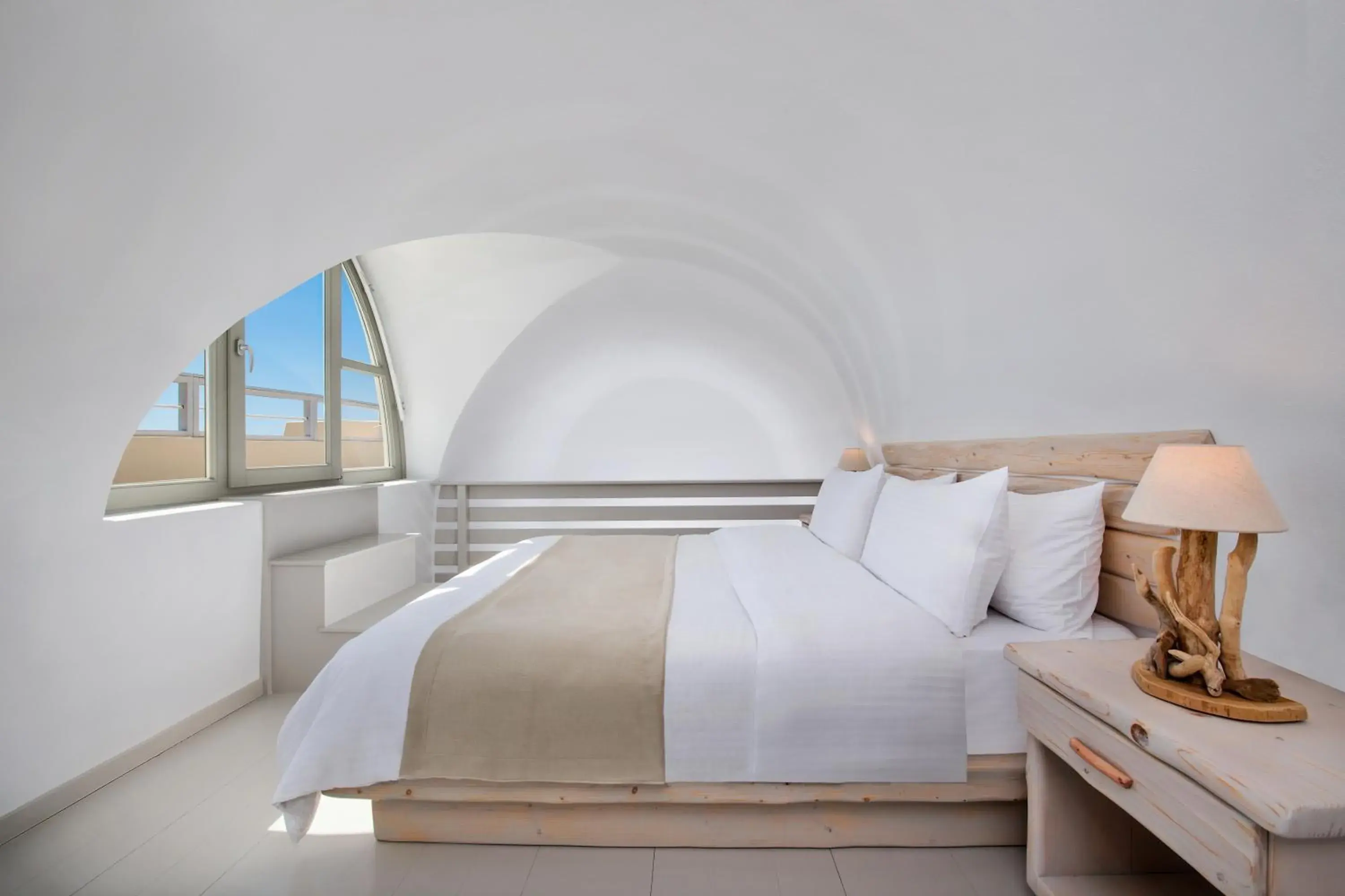 Bedroom, Bed in Theano Cave Suites & Villas Bedroom, Bed in Theano Cave Suites & Villas