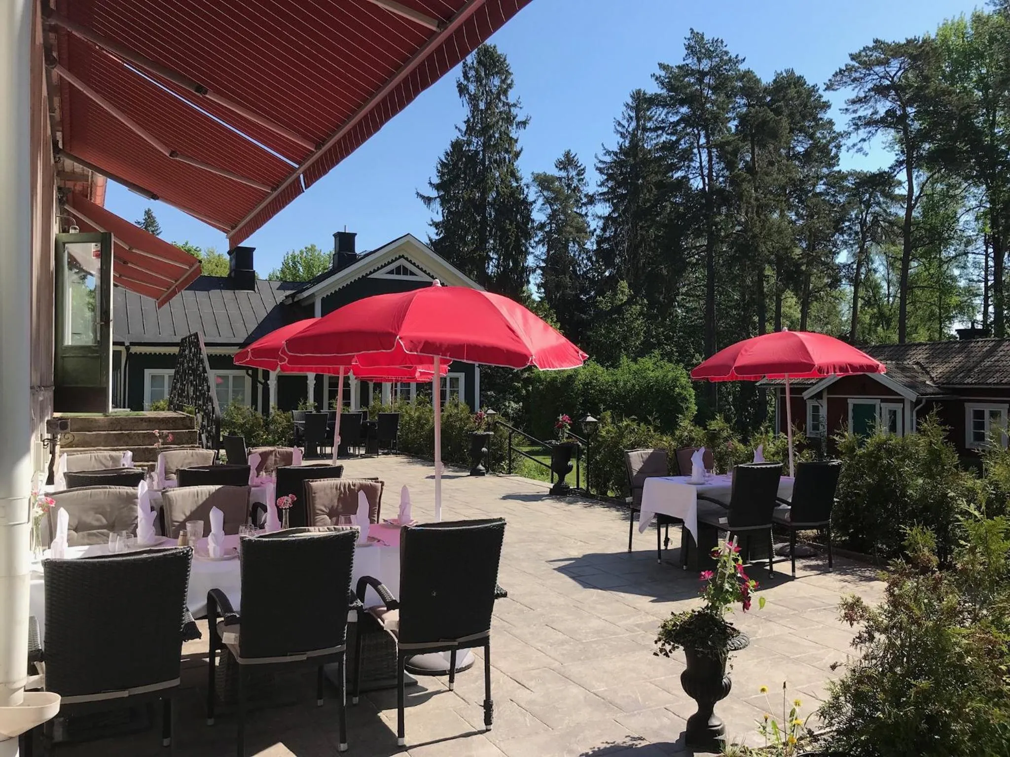Patio in Hotell Plevnagården