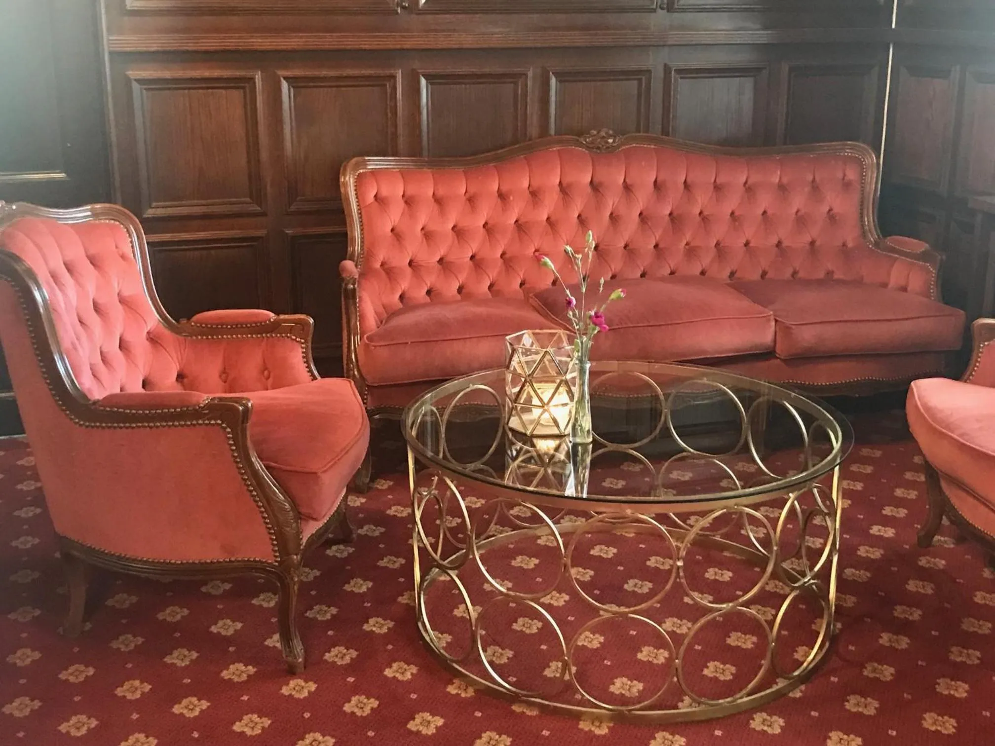 Seating area in Hotell Plevnagården