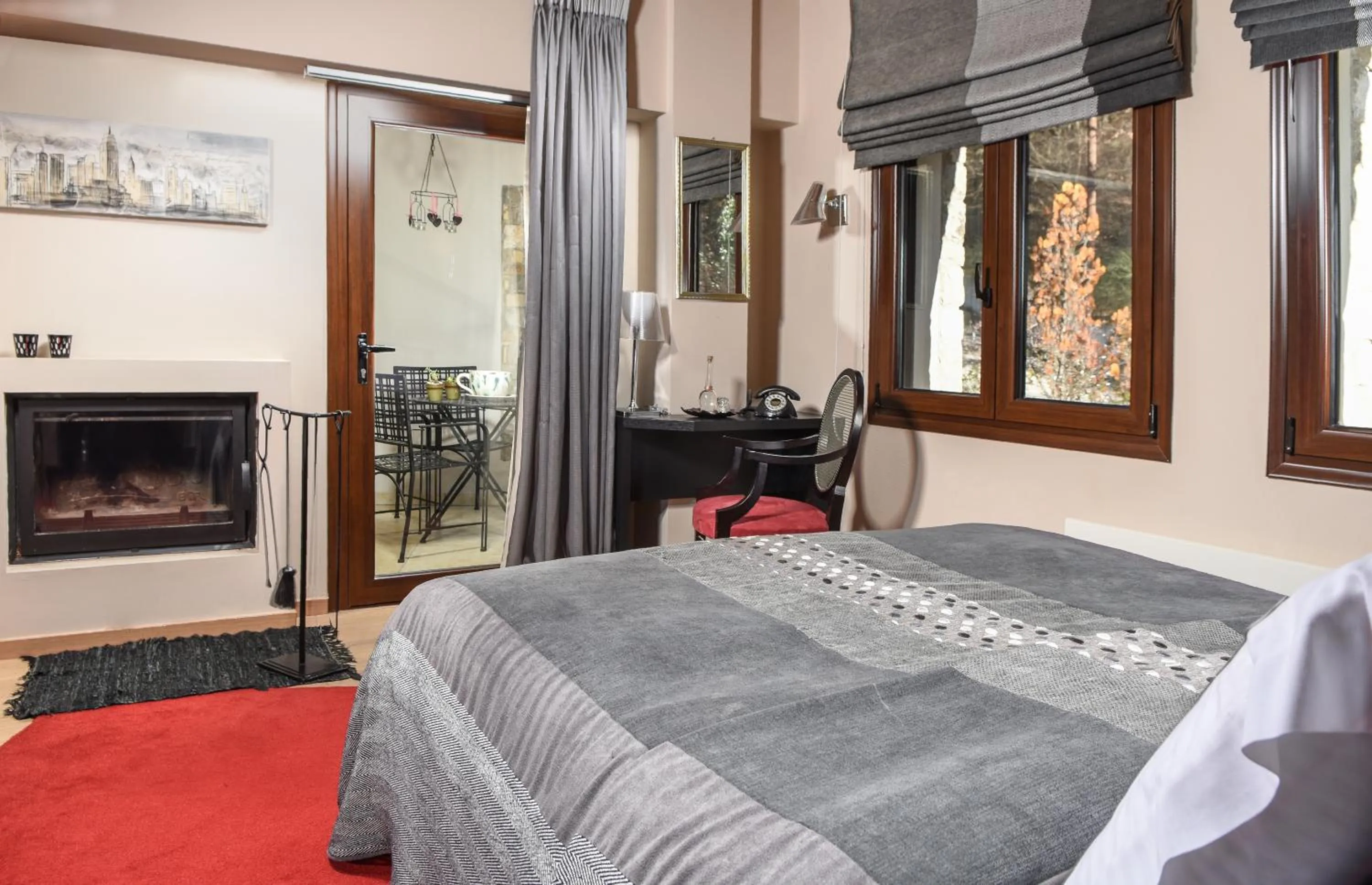 Bed in Forest Suites Boutique Hotel