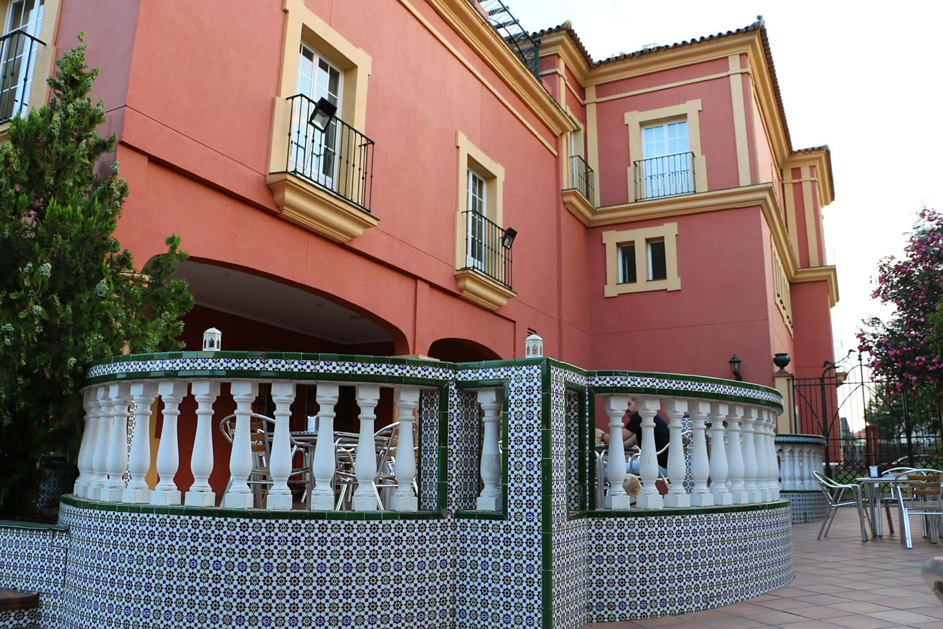 On site in Hotel Cristina