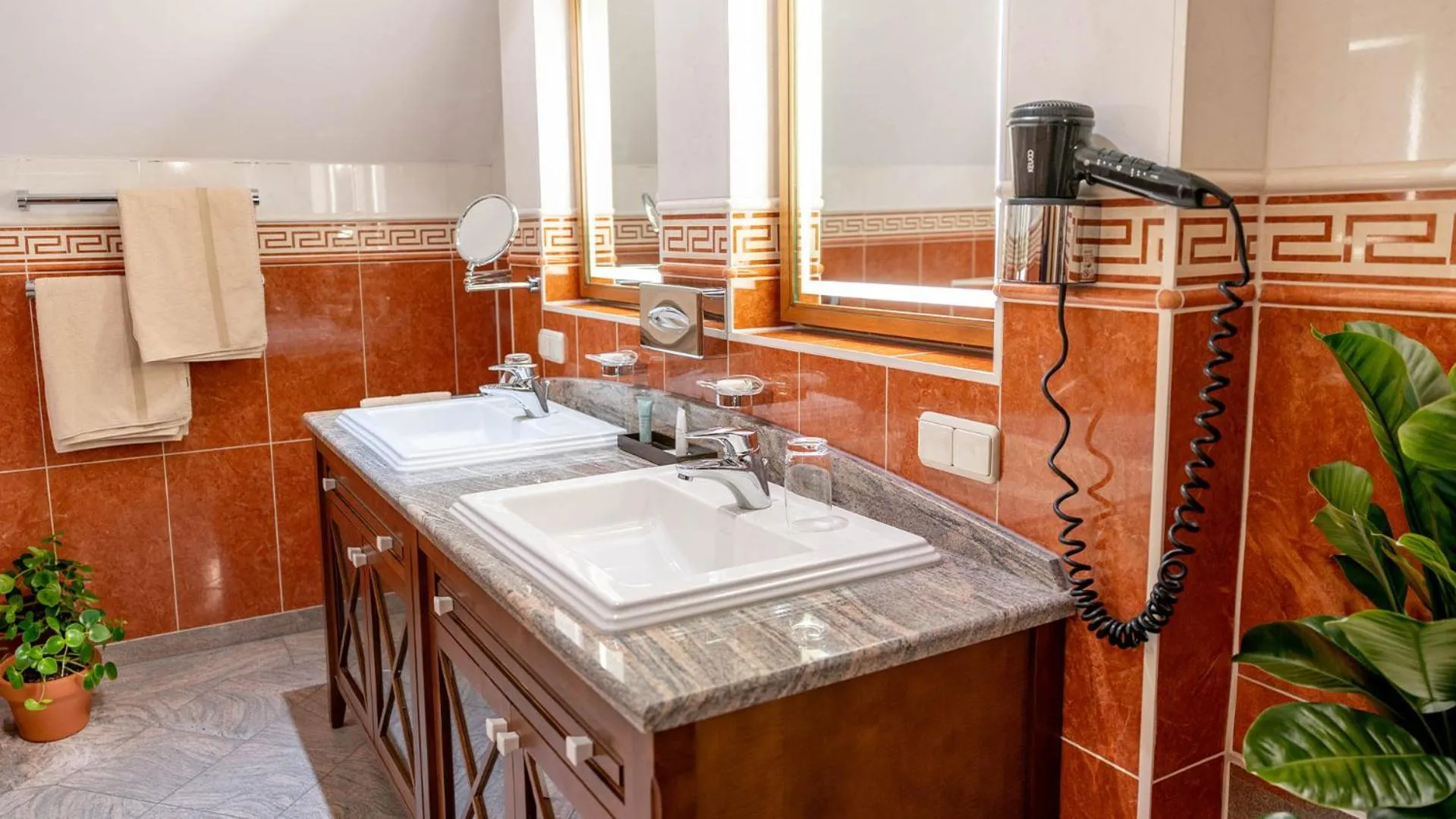 Bathroom in Altstadthotel Bräuwirt