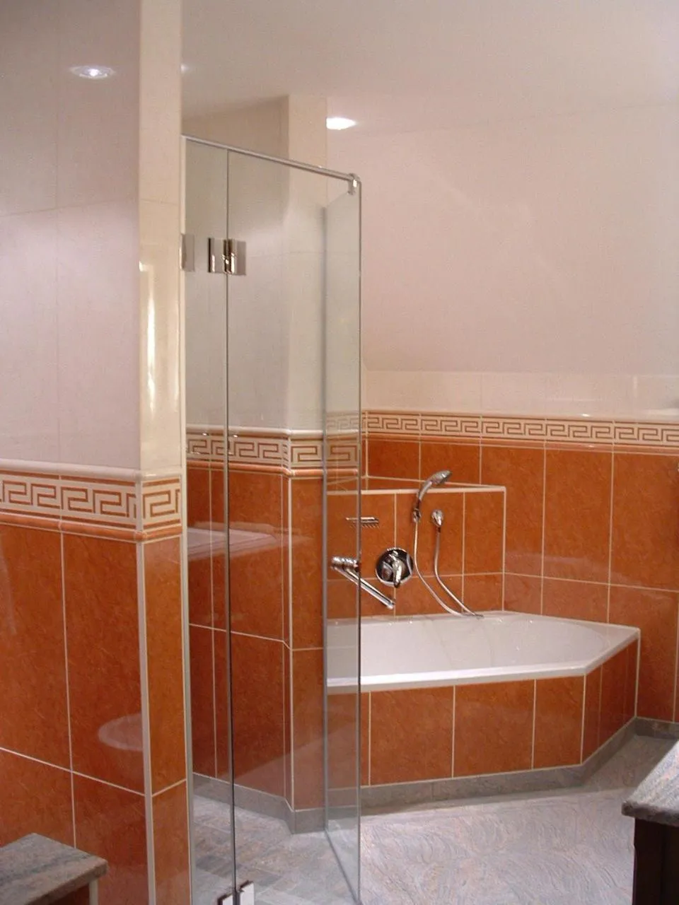 Bathroom in Altstadthotel Bräuwirt