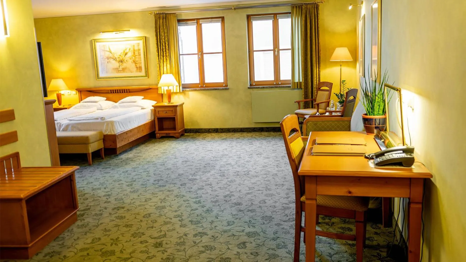 acessibility, Bed in Altstadthotel Bräuwirt