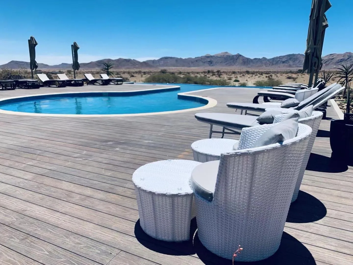 Patio in Agama Lodge