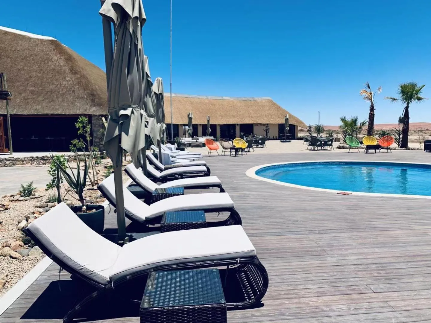 Swimming pool in Agama Lodge