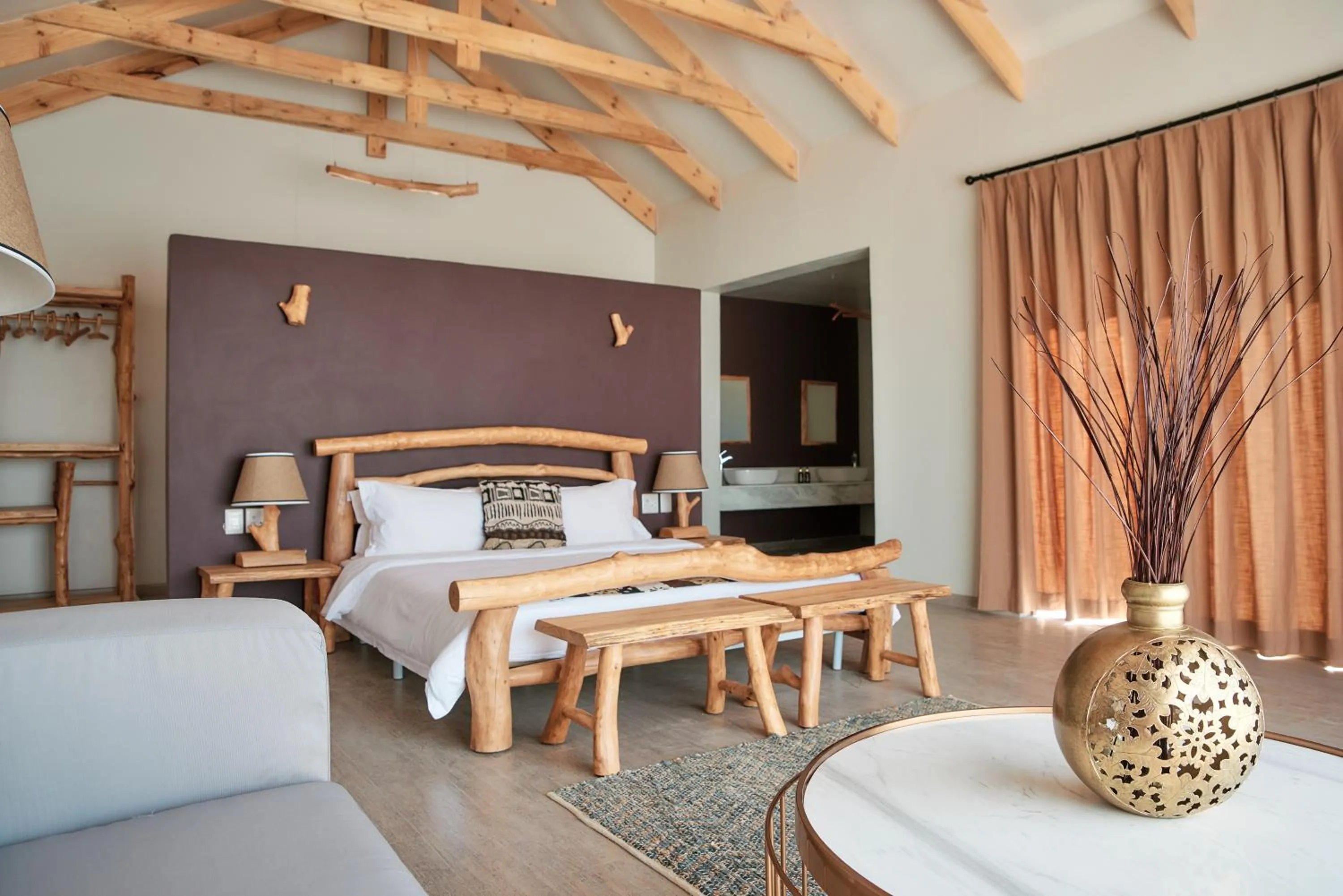 Bed in Agama Lodge