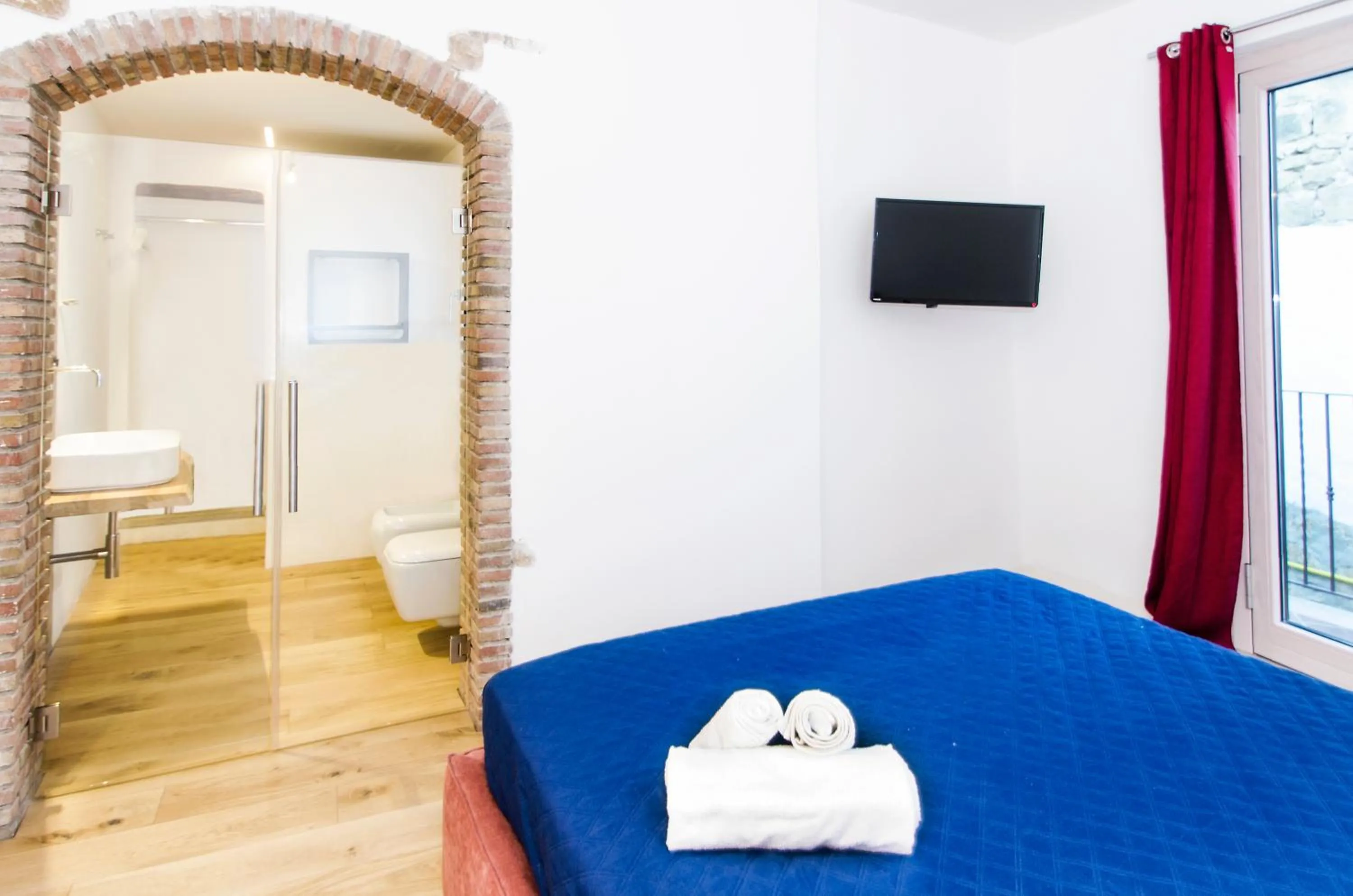 Bedroom, Bed in Hotel Diffuso Antichi Ricordi