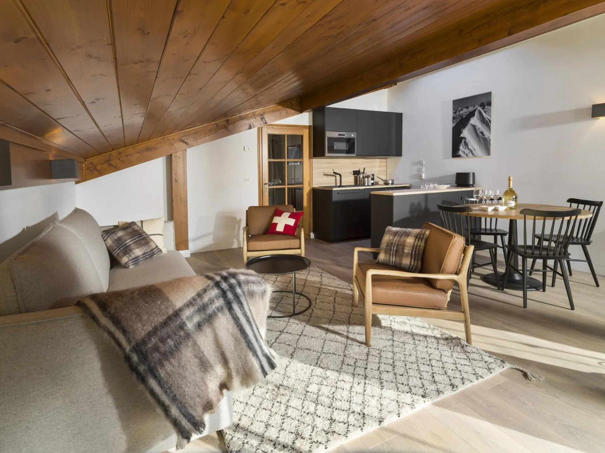 Kitchen or kitchenette in La Résidence de L'Ours