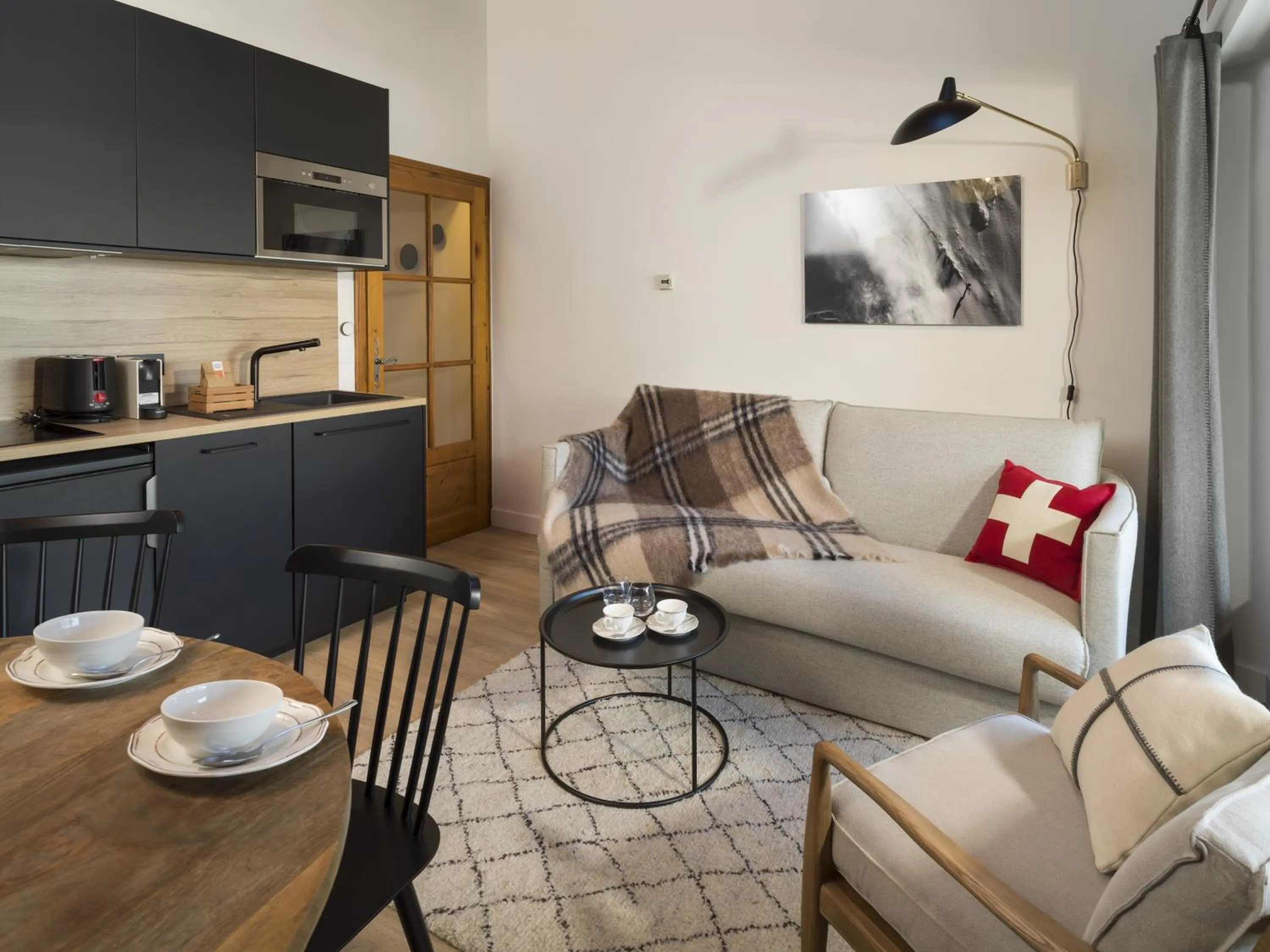 Living room in La Résidence de L'Ours