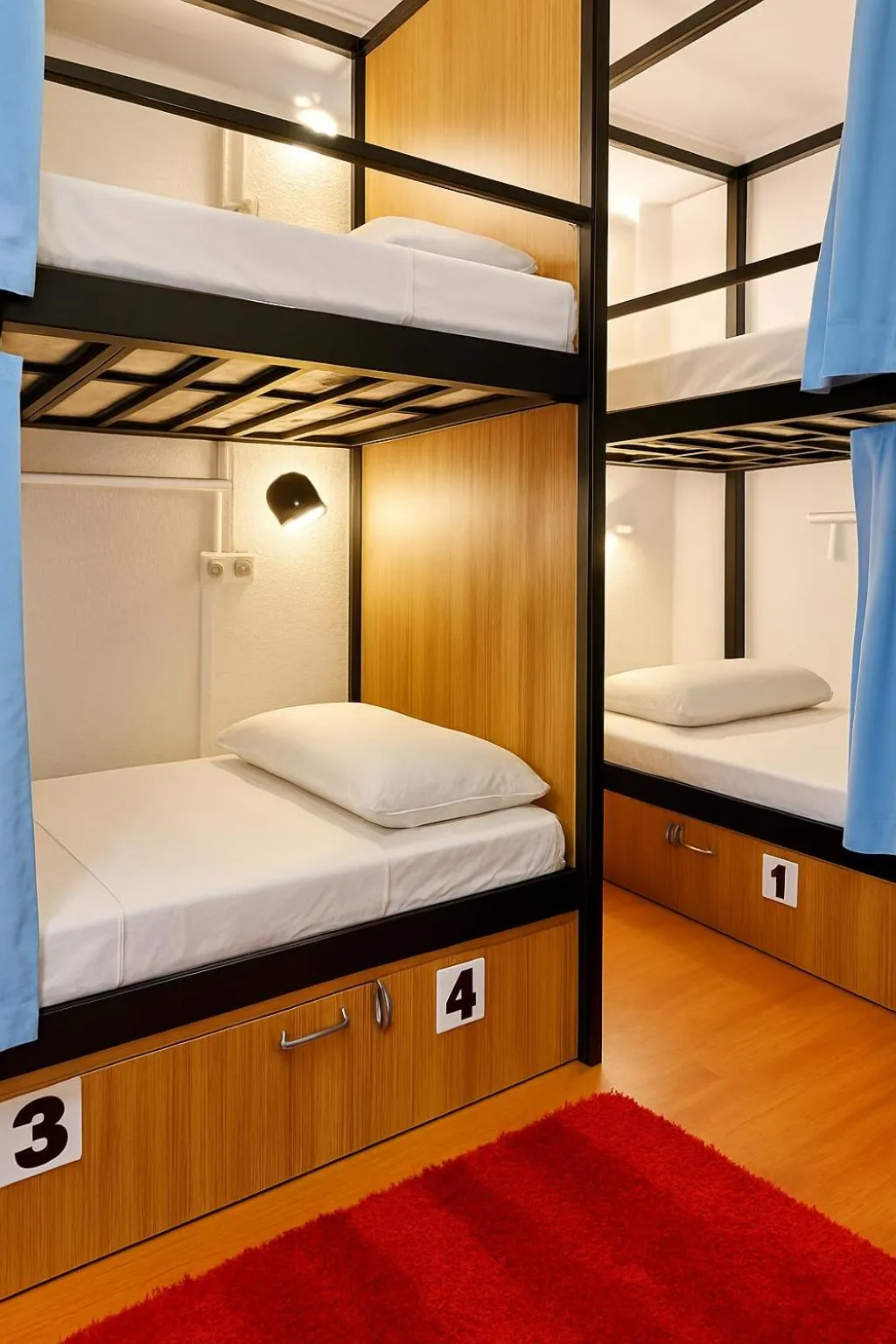 Landmark view, Bed in Hostel El Cascabel