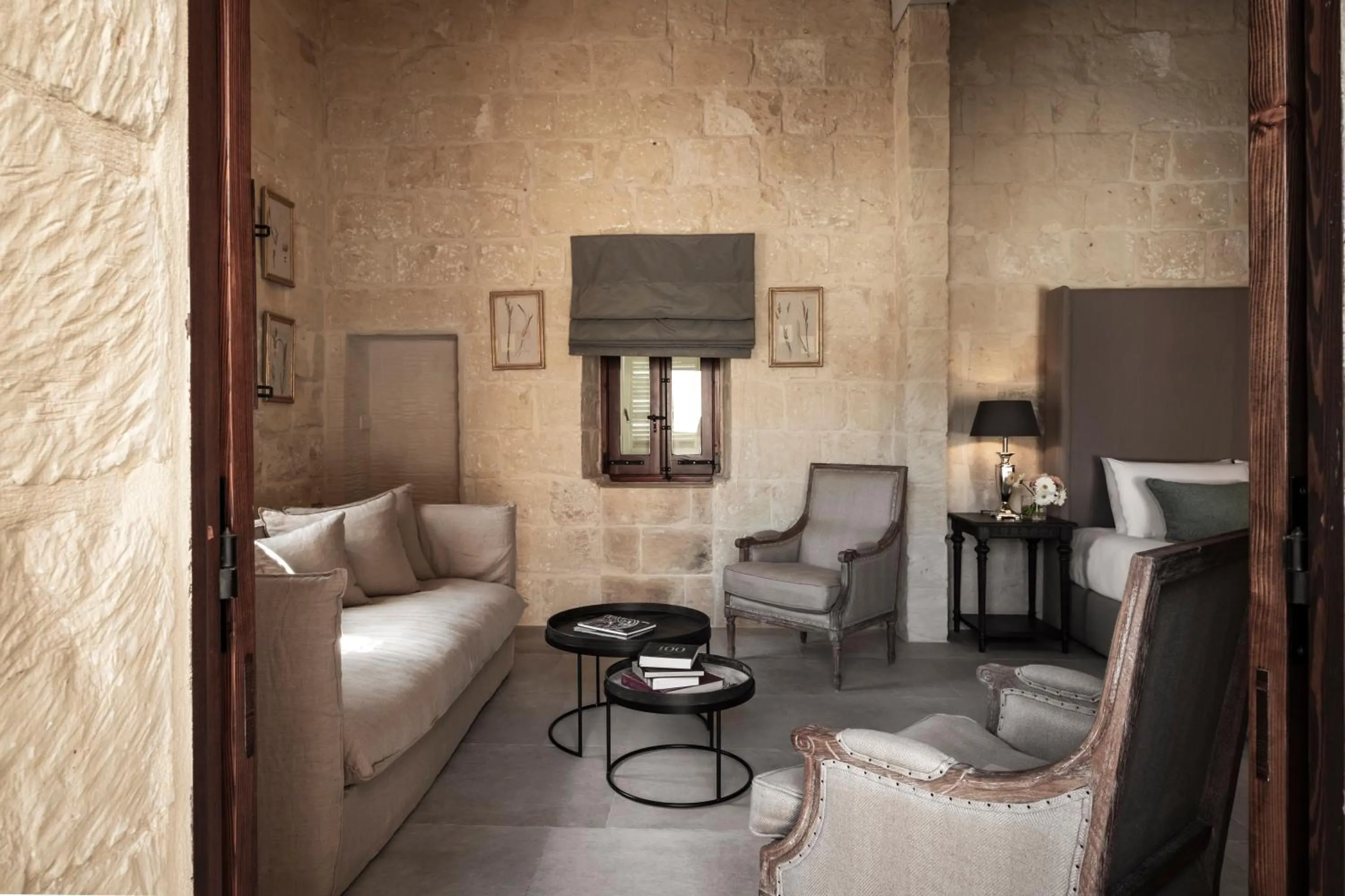 Living room in Cesca's Boutique Hotel