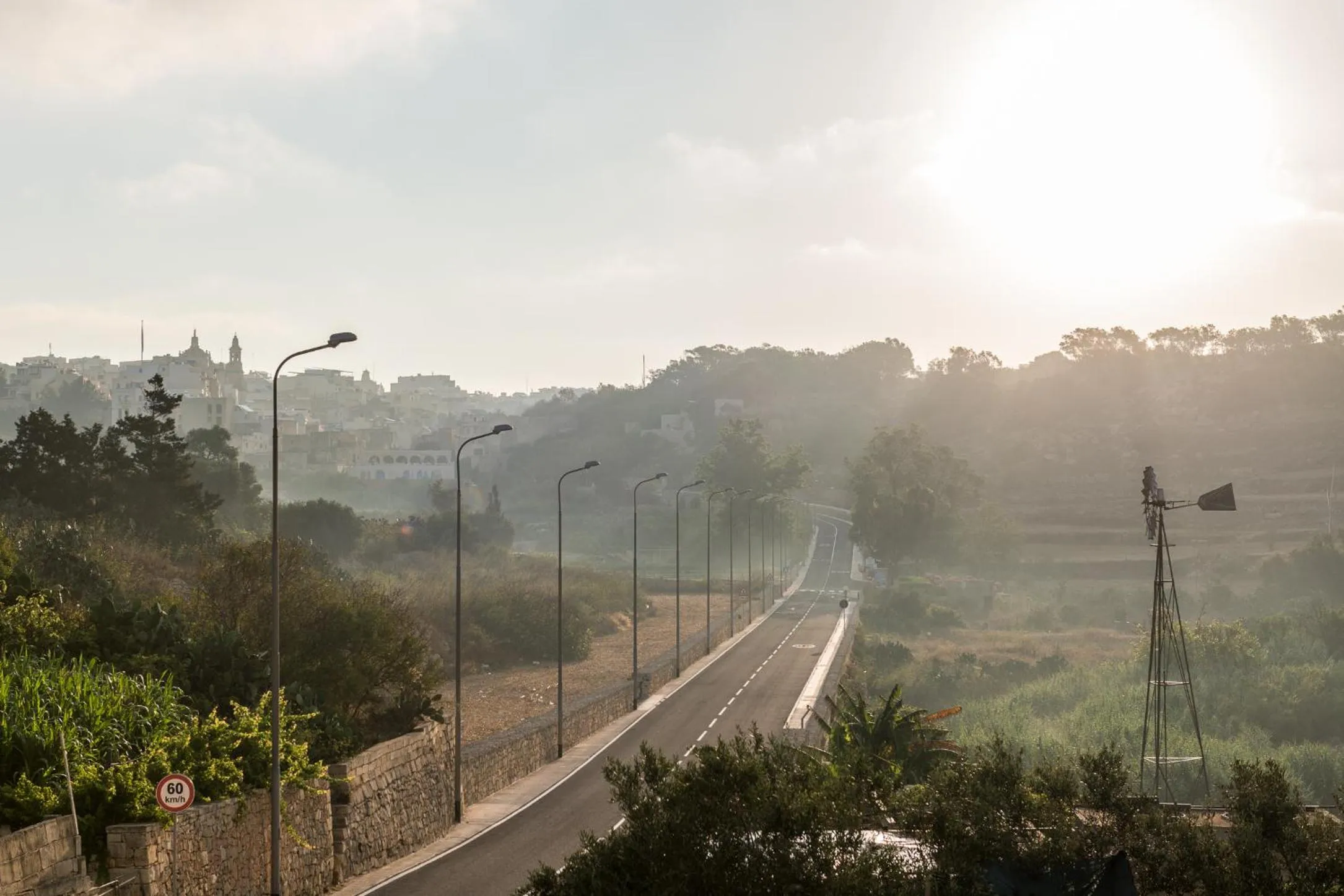 Street view in Cesca's Boutique Hotel