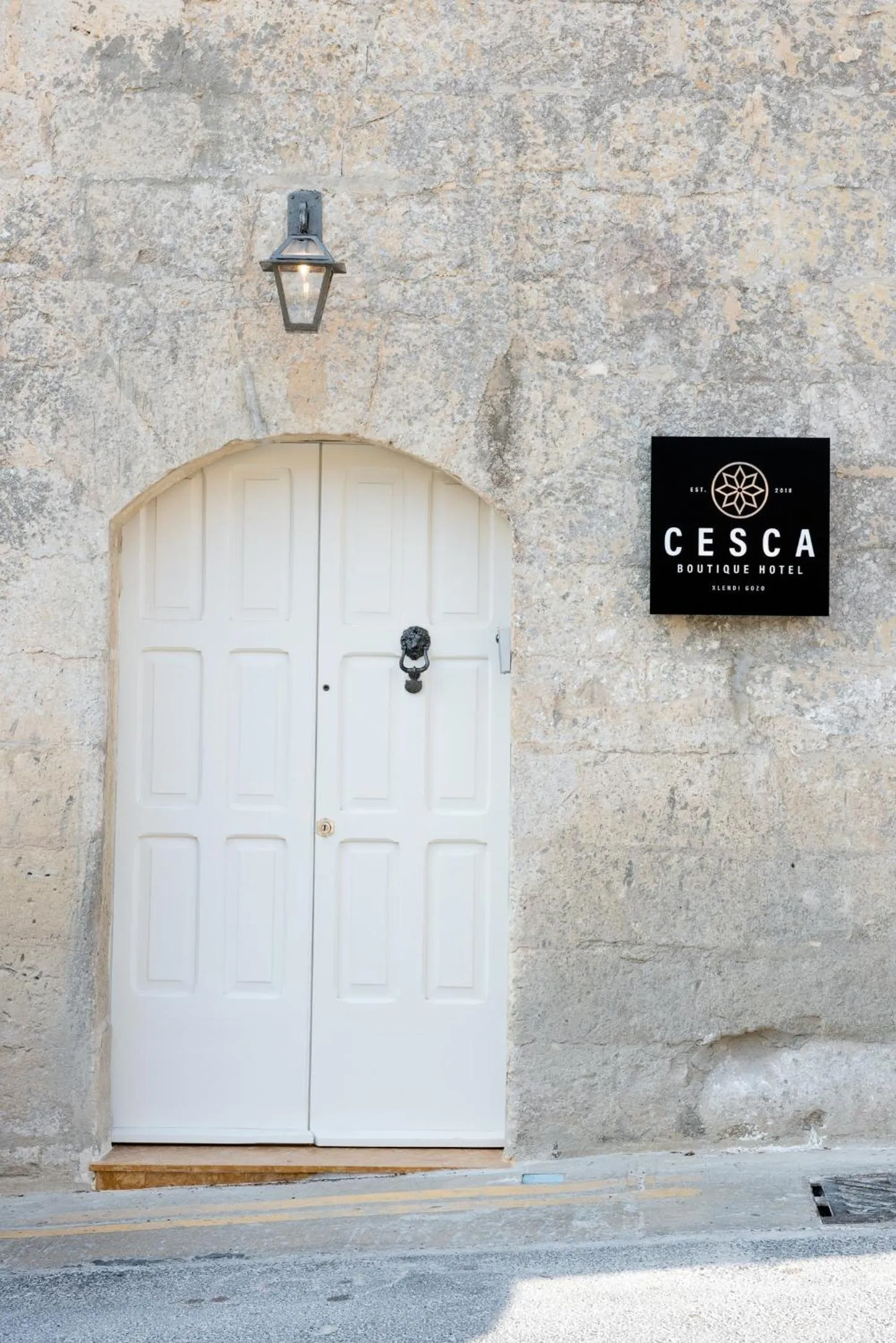 Facade/entrance in Cesca's Boutique Hotel