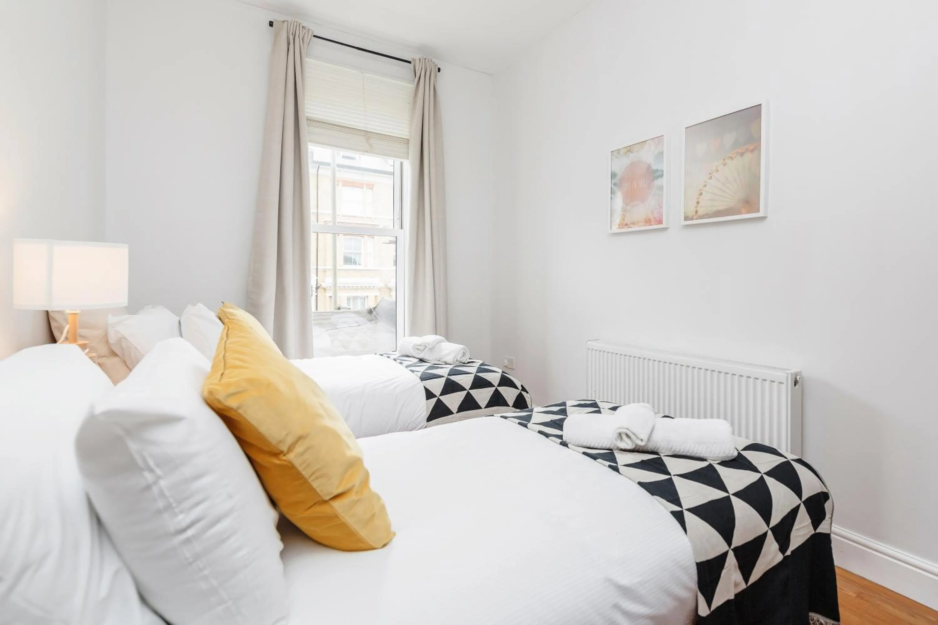 Bedroom, Bed in WelcomeStay Clapham Junction 2 Bedroom Apartment