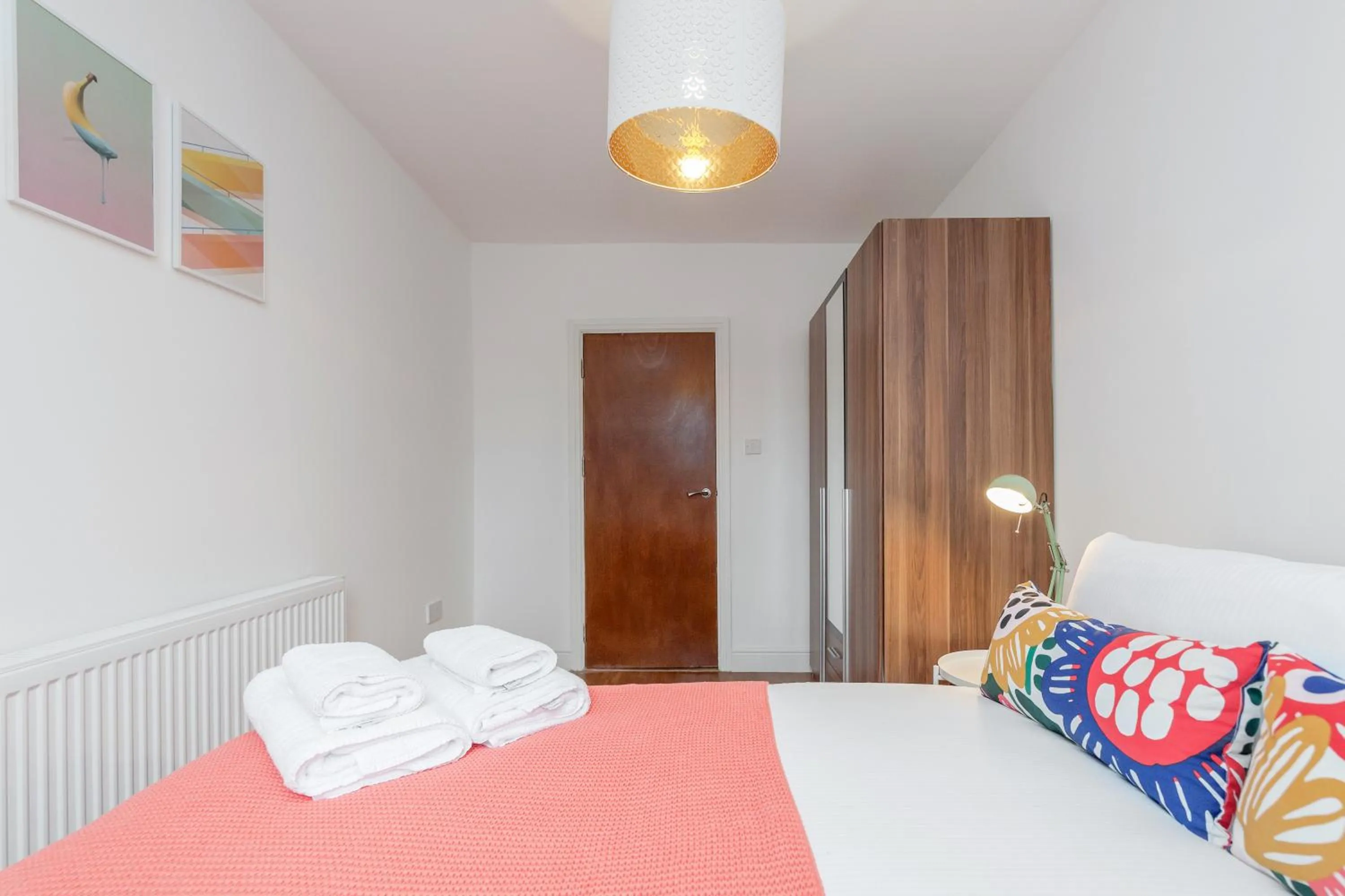Bedroom, Bed in WelcomeStay Clapham Junction 2 Bedroom Apartment