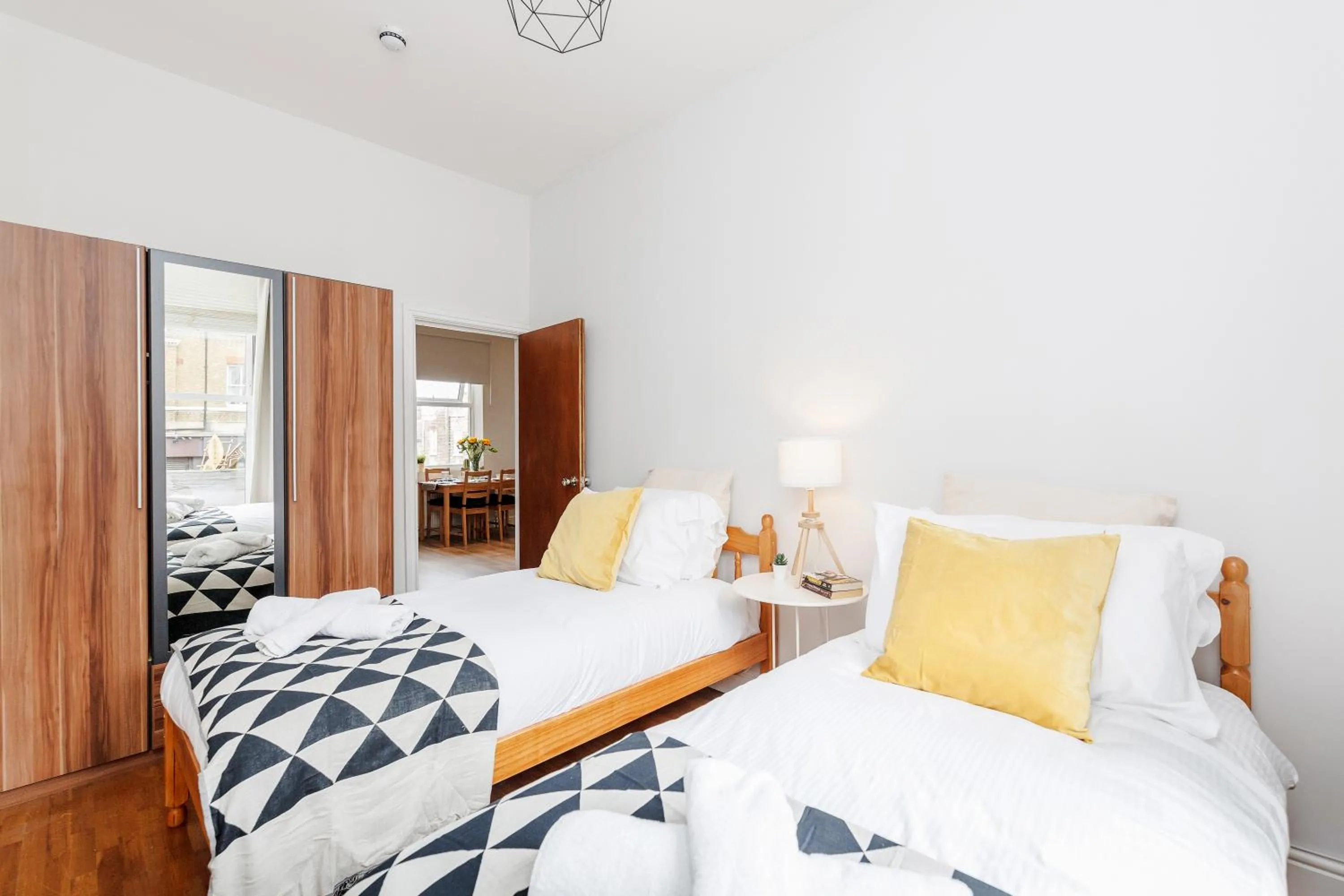 Bedroom, Bed in WelcomeStay Clapham Junction 2 Bedroom Apartment