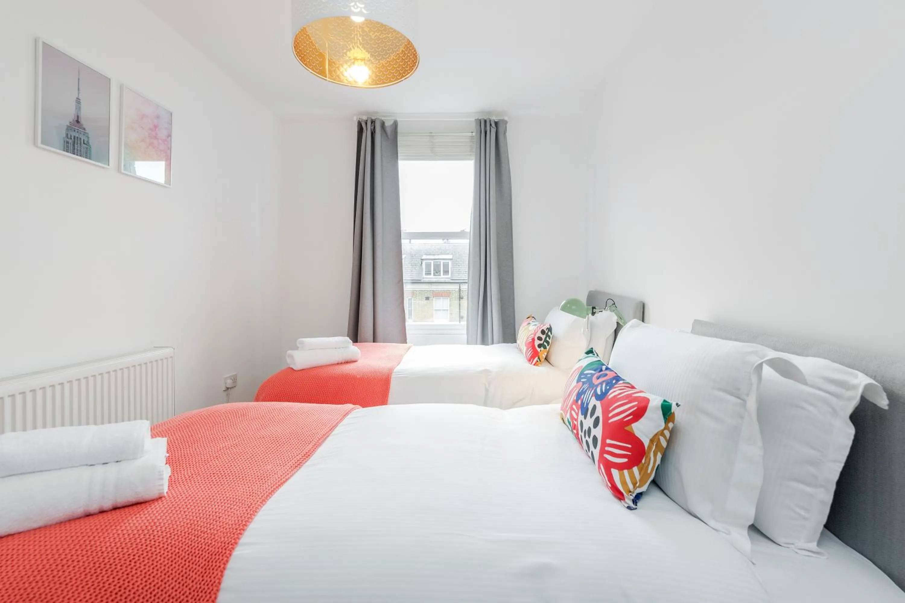 Bedroom, Bed in WelcomeStay Clapham Junction 2 Bedroom Apartment