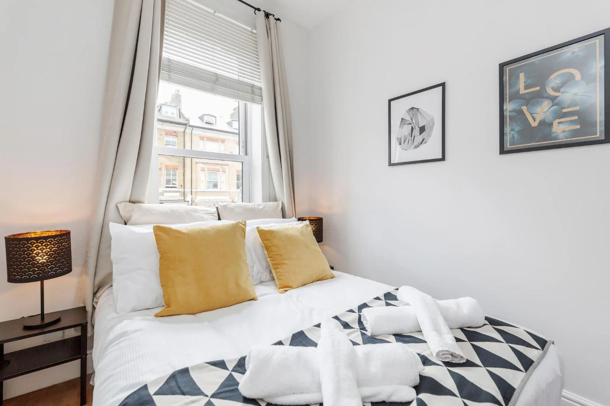 Bedroom, Bed in WelcomeStay Clapham Junction 2 Bedroom Apartment