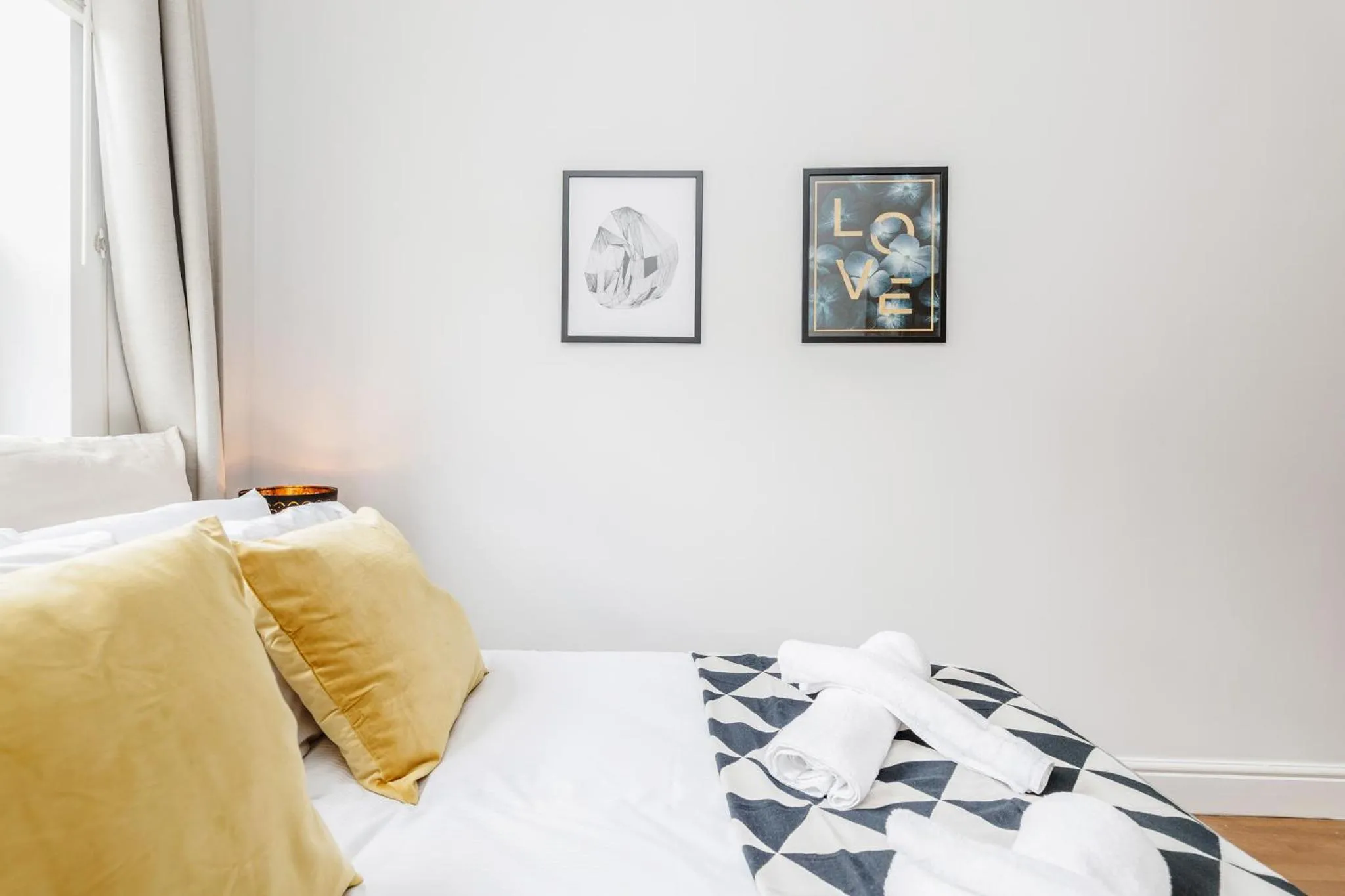 Bedroom, Bed in WelcomeStay Clapham Junction 2 Bedroom Apartment