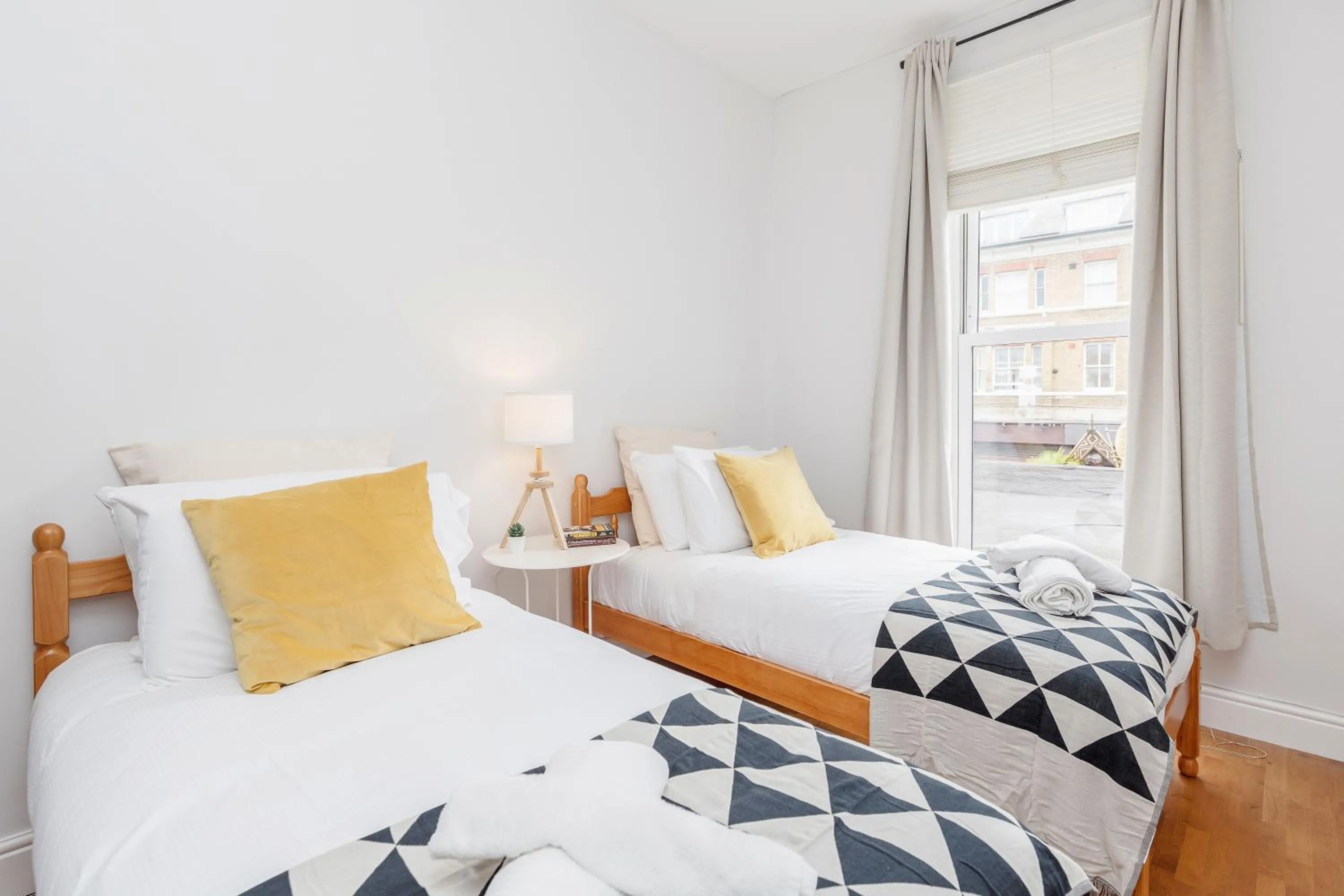 Bedroom, Bed in WelcomeStay Clapham Junction 2 Bedroom Apartment
