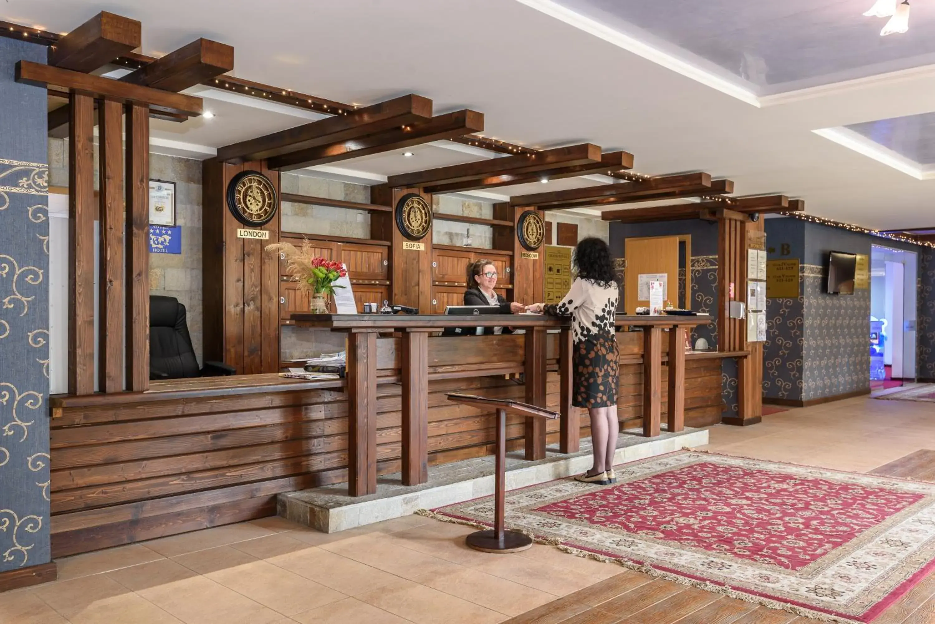 Lobby or reception in Grand Royale Apartment Complex & Spa Lobby or reception in Grand Royale Apartment Complex & Spa