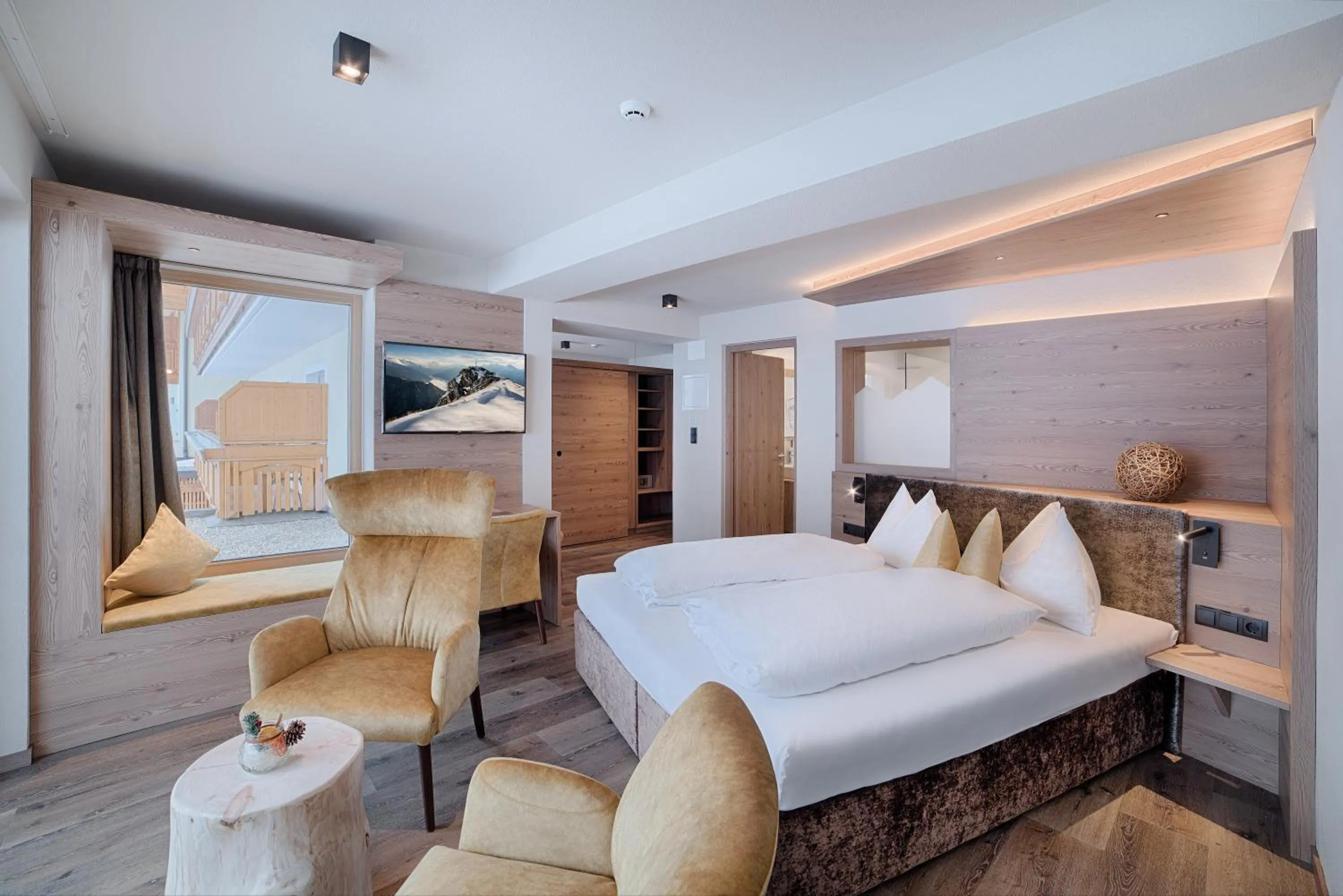 Bed in Martinshof berg herz hotel