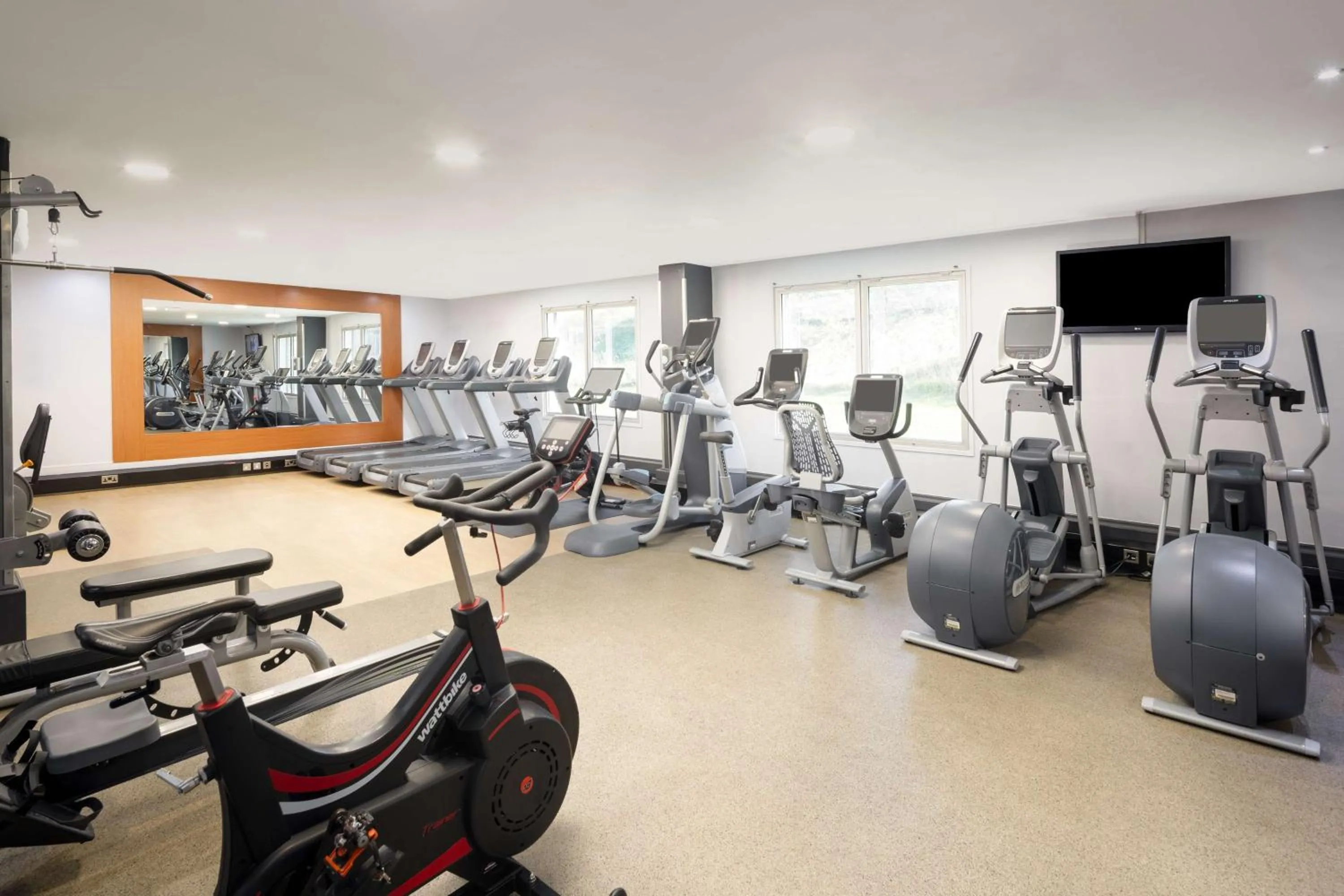 Fitness centre/facilities in Hilton London Heathrow Airport