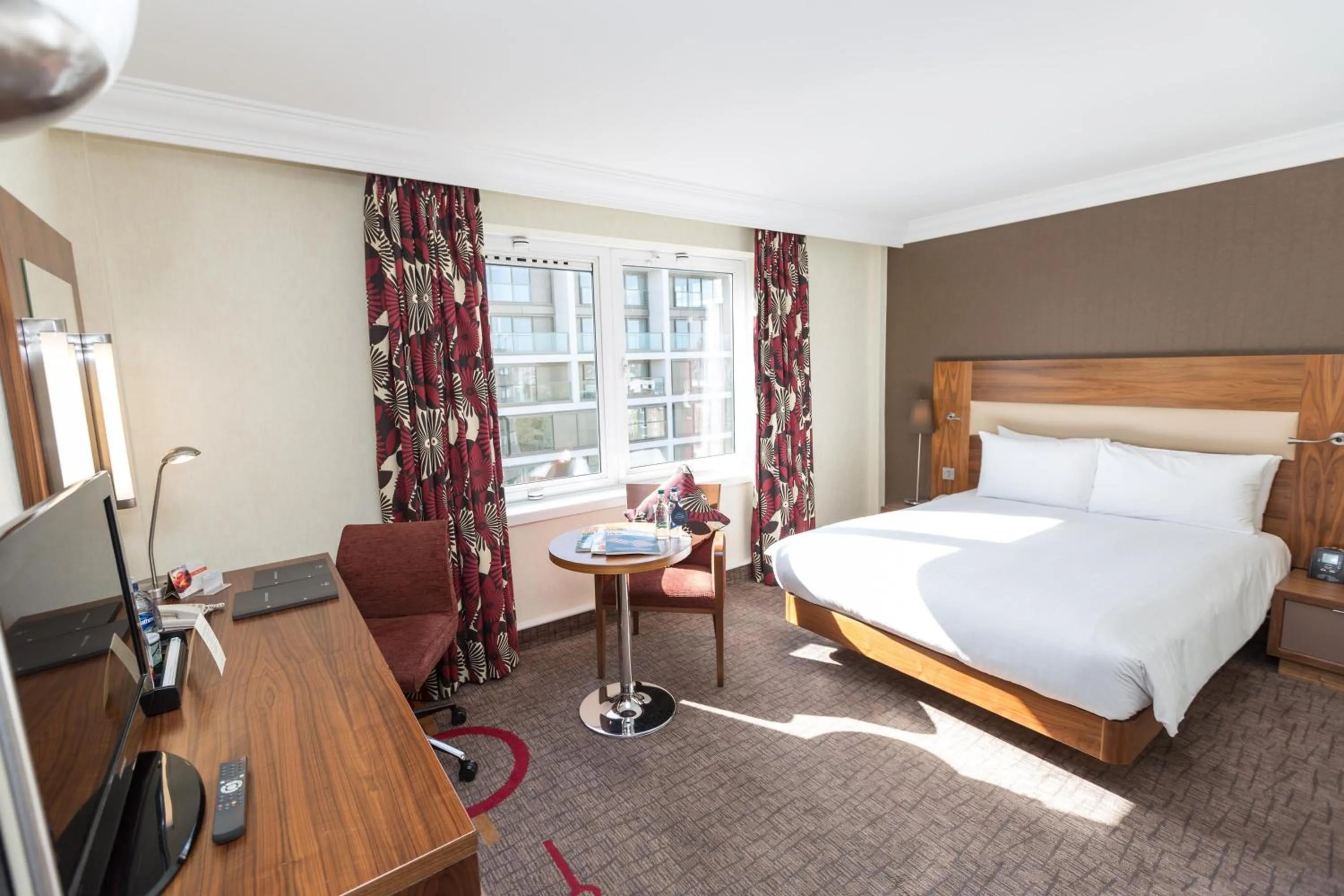 Bed in Hilton London Olympia