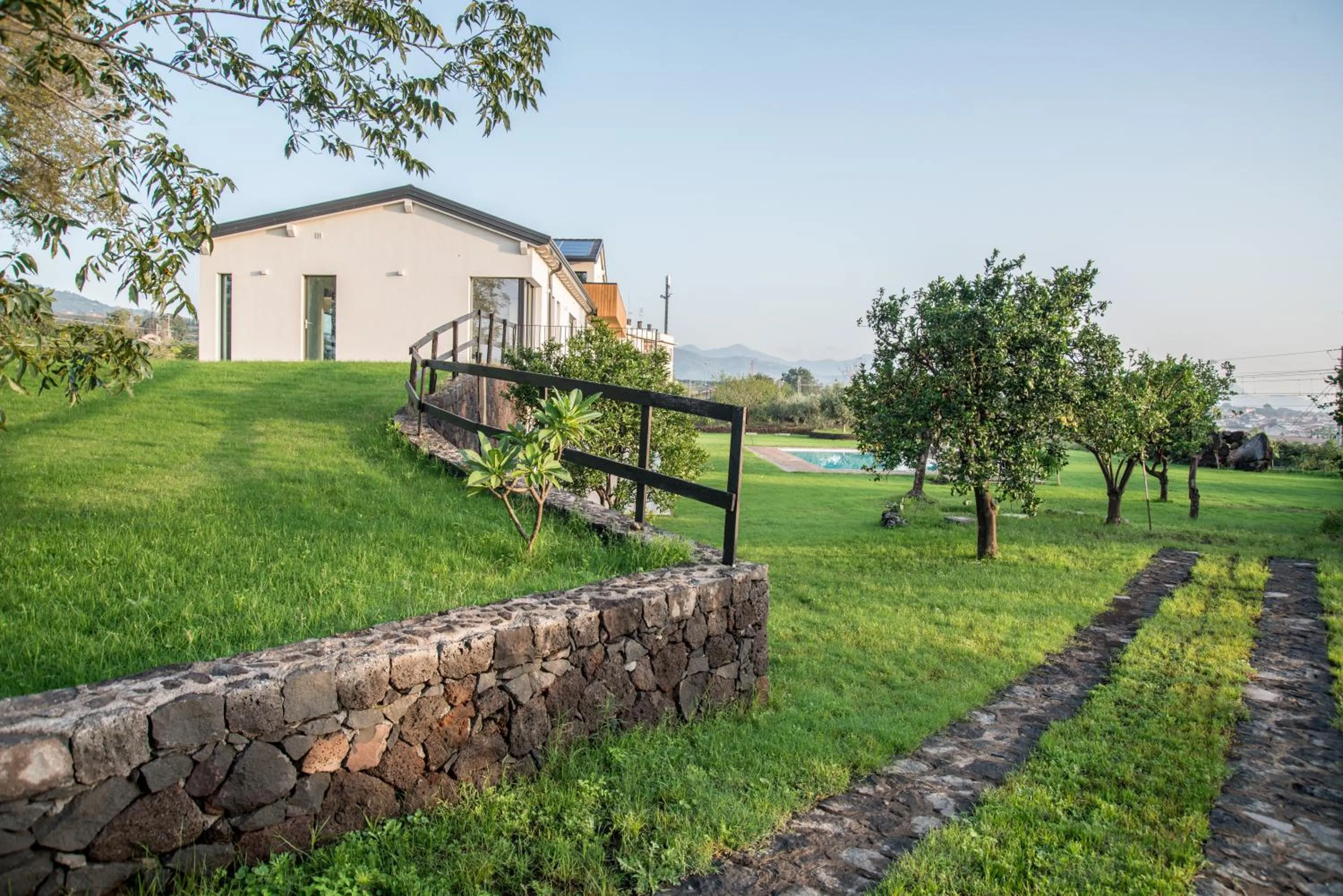 Garden view in AGRO Sicily