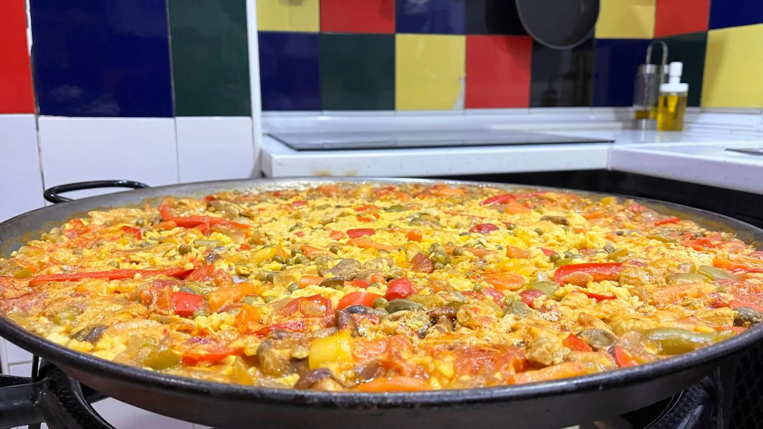 Dinner in Way Hostel Madrid