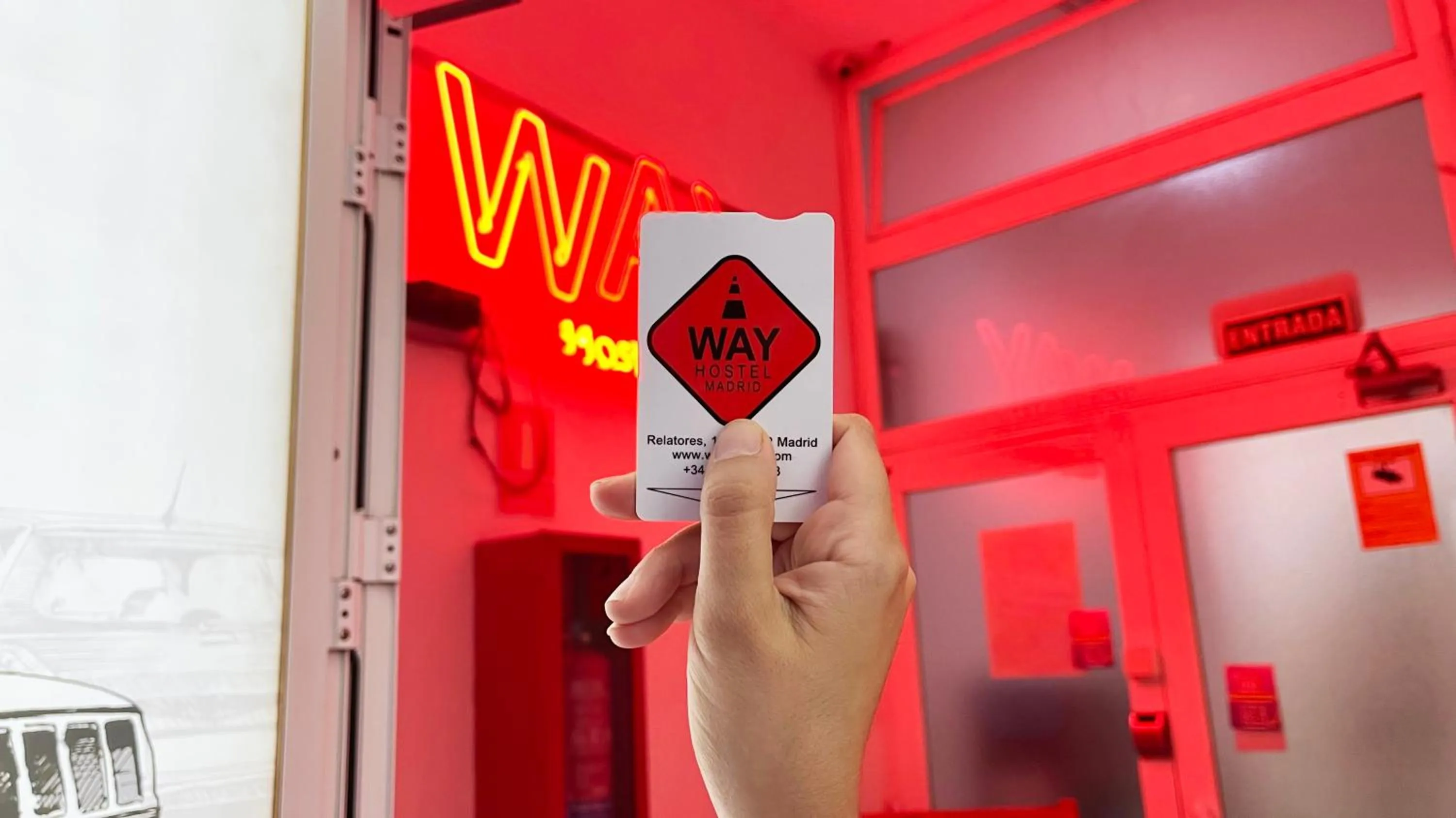 Facade/entrance in Way Hostel Madrid