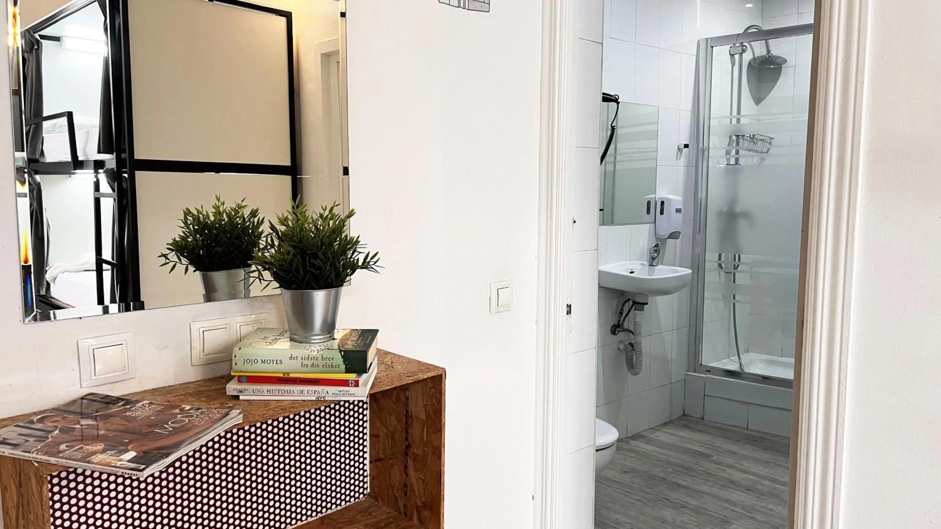 Decorative detail in Way Hostel Madrid