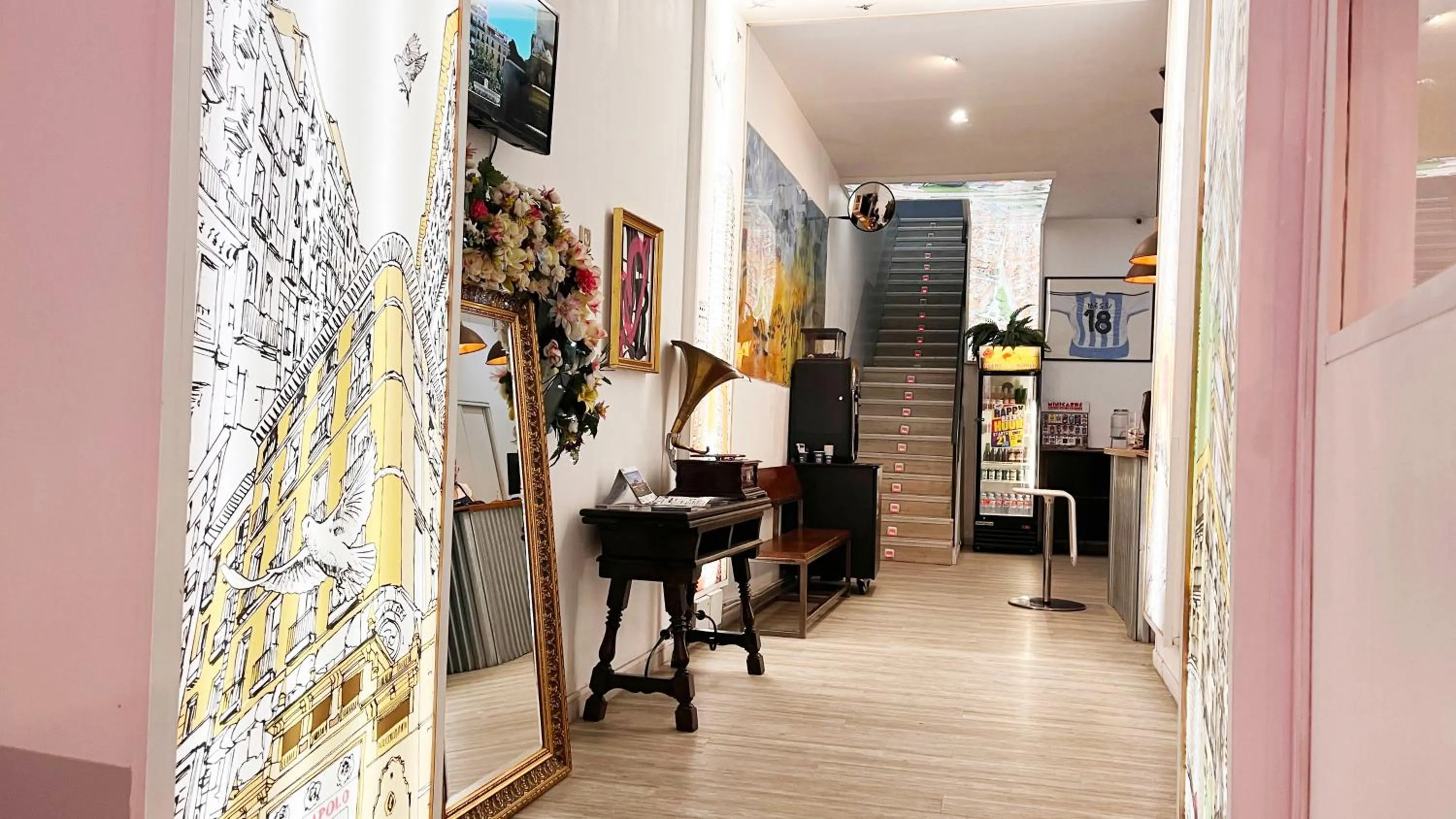 Lobby or reception in Way Hostel Madrid