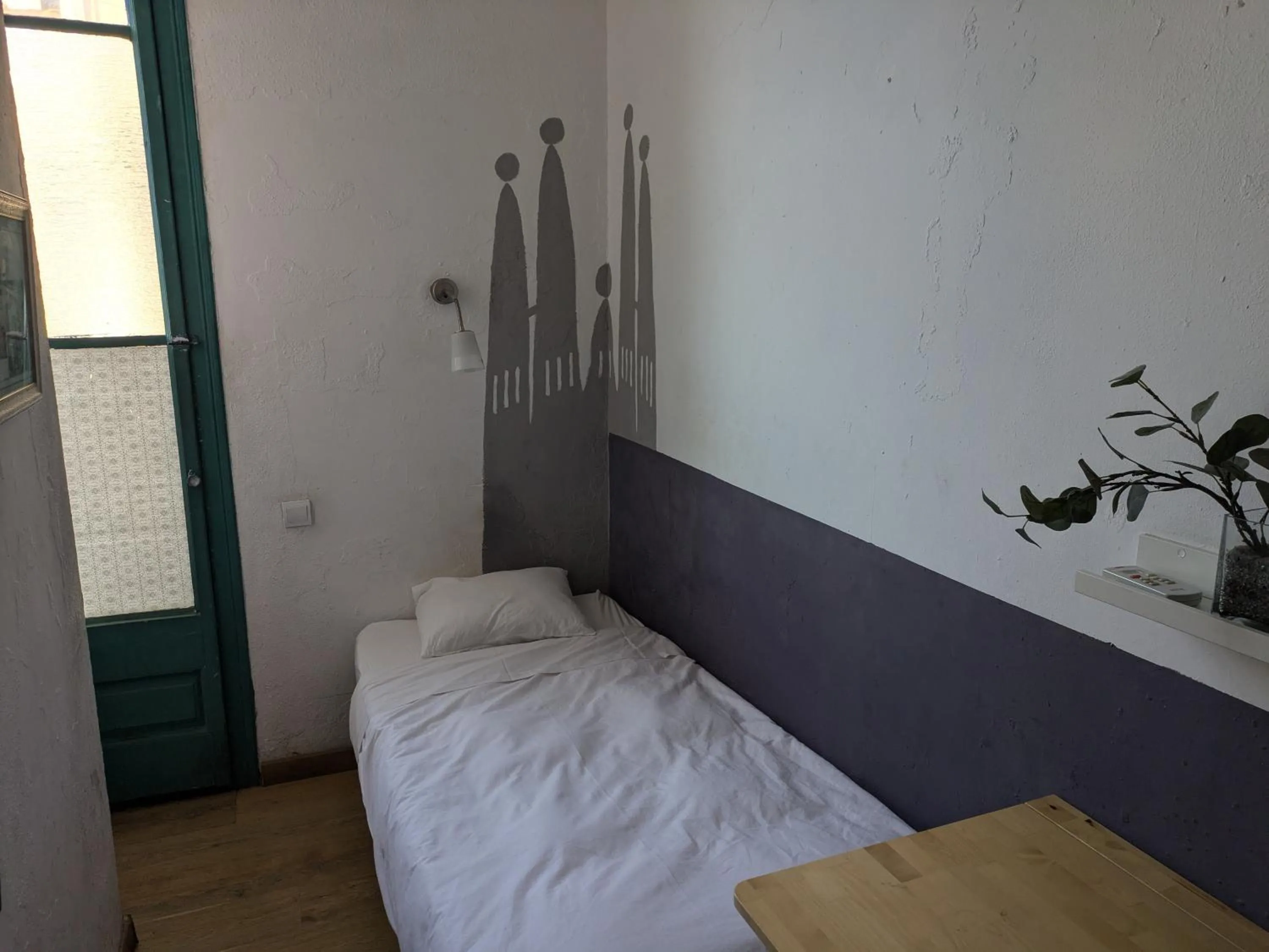 Bed in Pension Casa De Barca