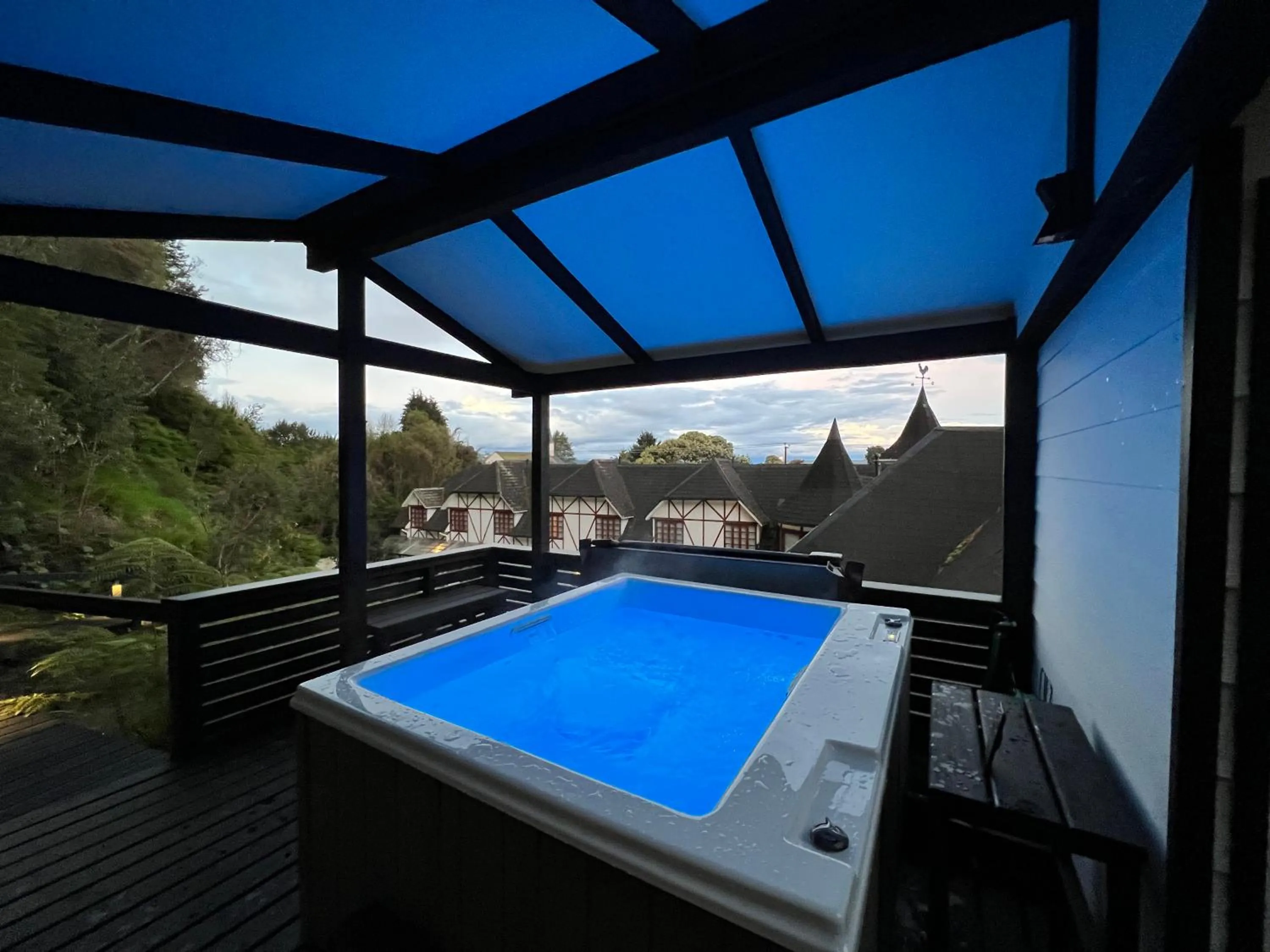 Hot Tub in Hotel Frutillar