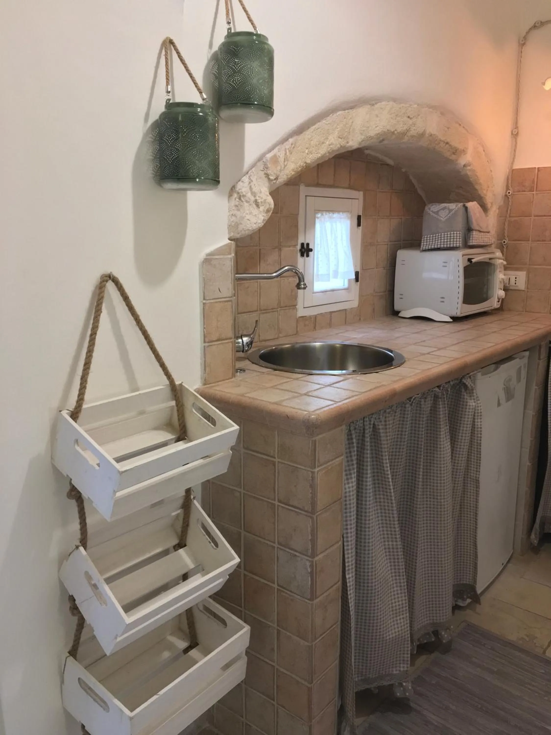 Communal kitchen in Casa Carlotta