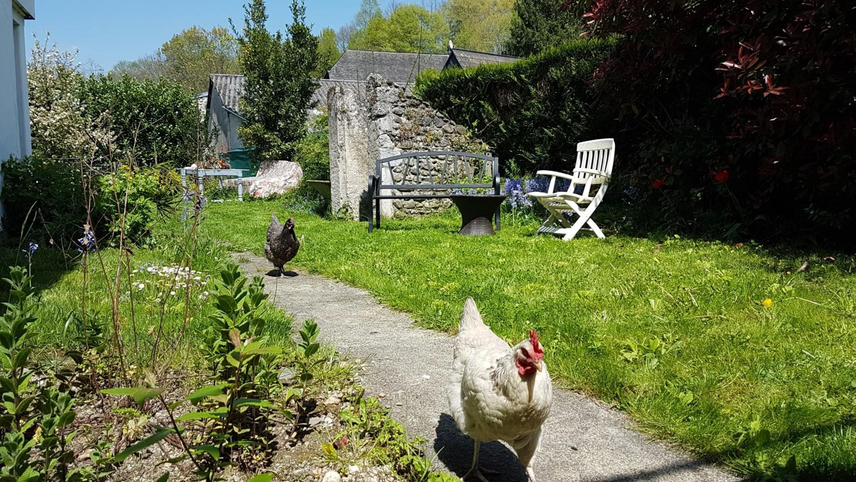 Chambres d'hôtes Chez Valérie Garage motos et vélos