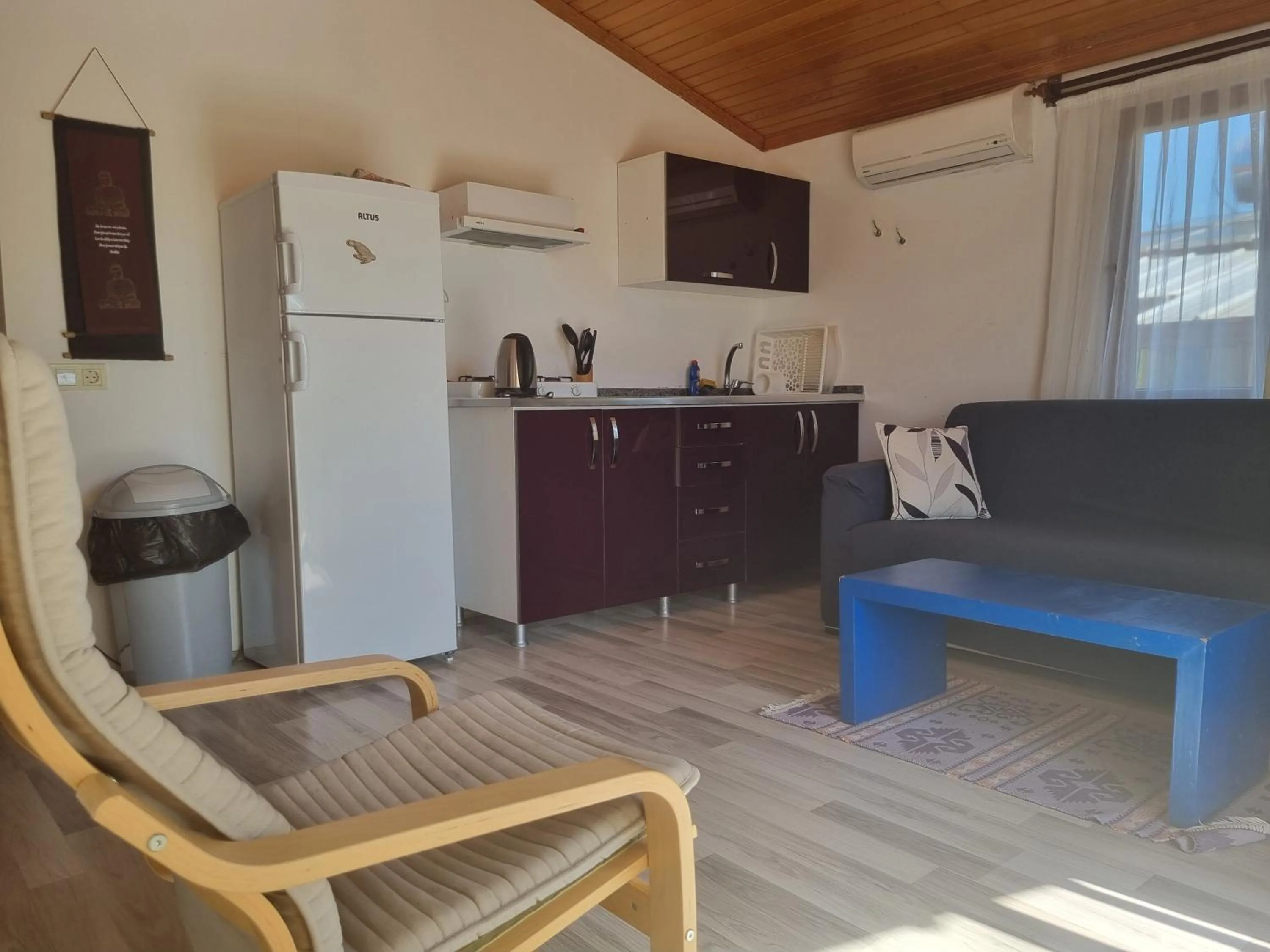 Kitchen or kitchenette in Sunset Boutique Hotel & Apartments