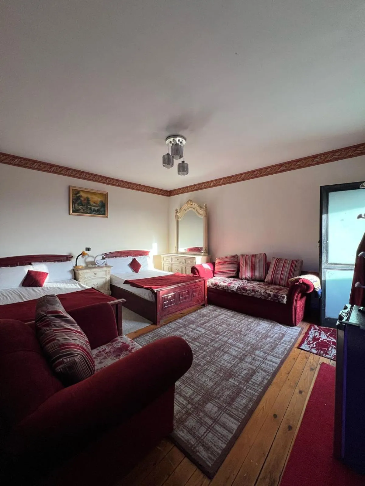 Seating area, Bed in Nile Star Suites &Apartment