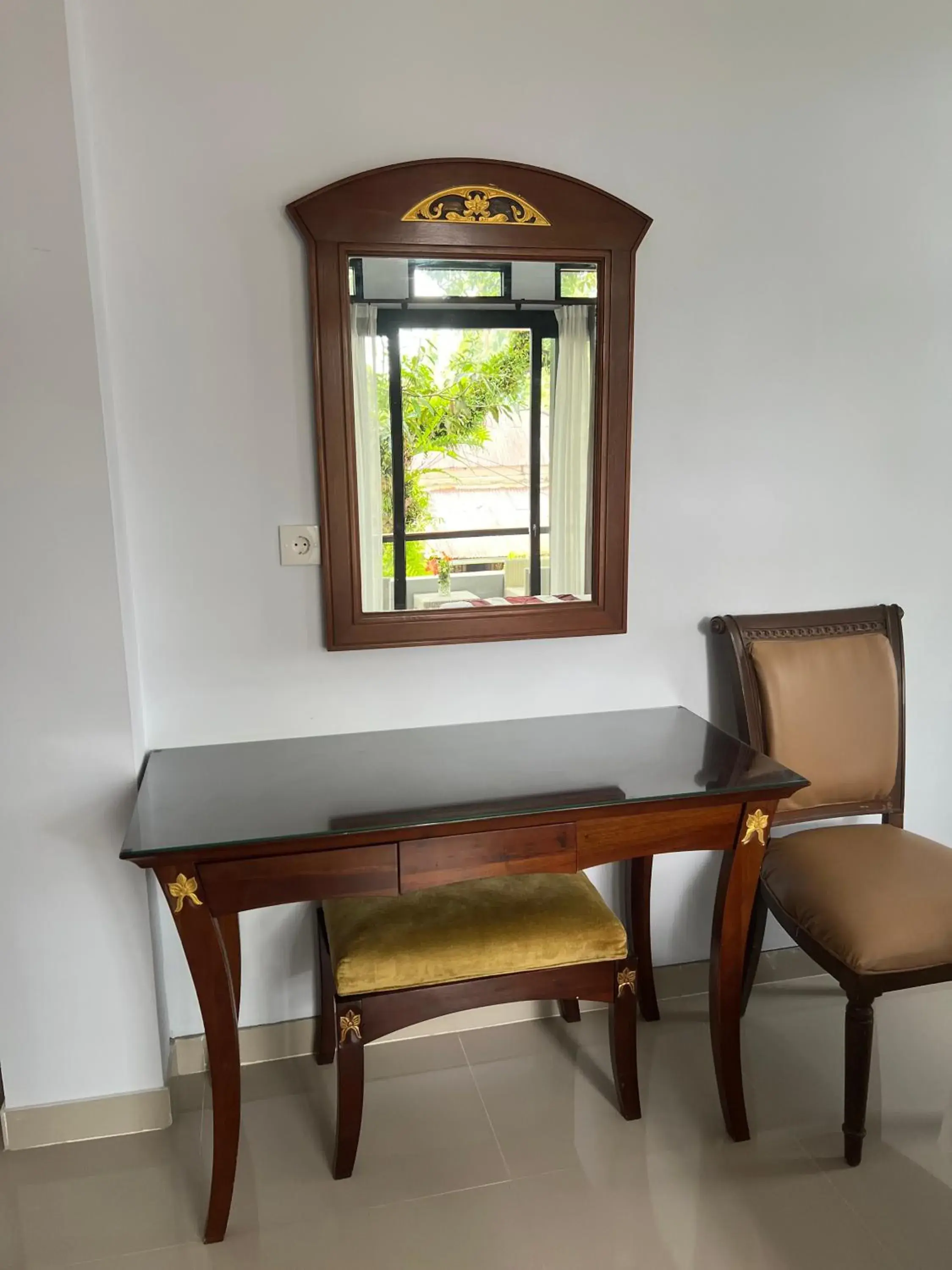 Superior Twin Room with Garden View - single occupancy in Mandhasativa Homestay Superior Twin Room with Garden View - single occupancy in Mandhasativa Homestay