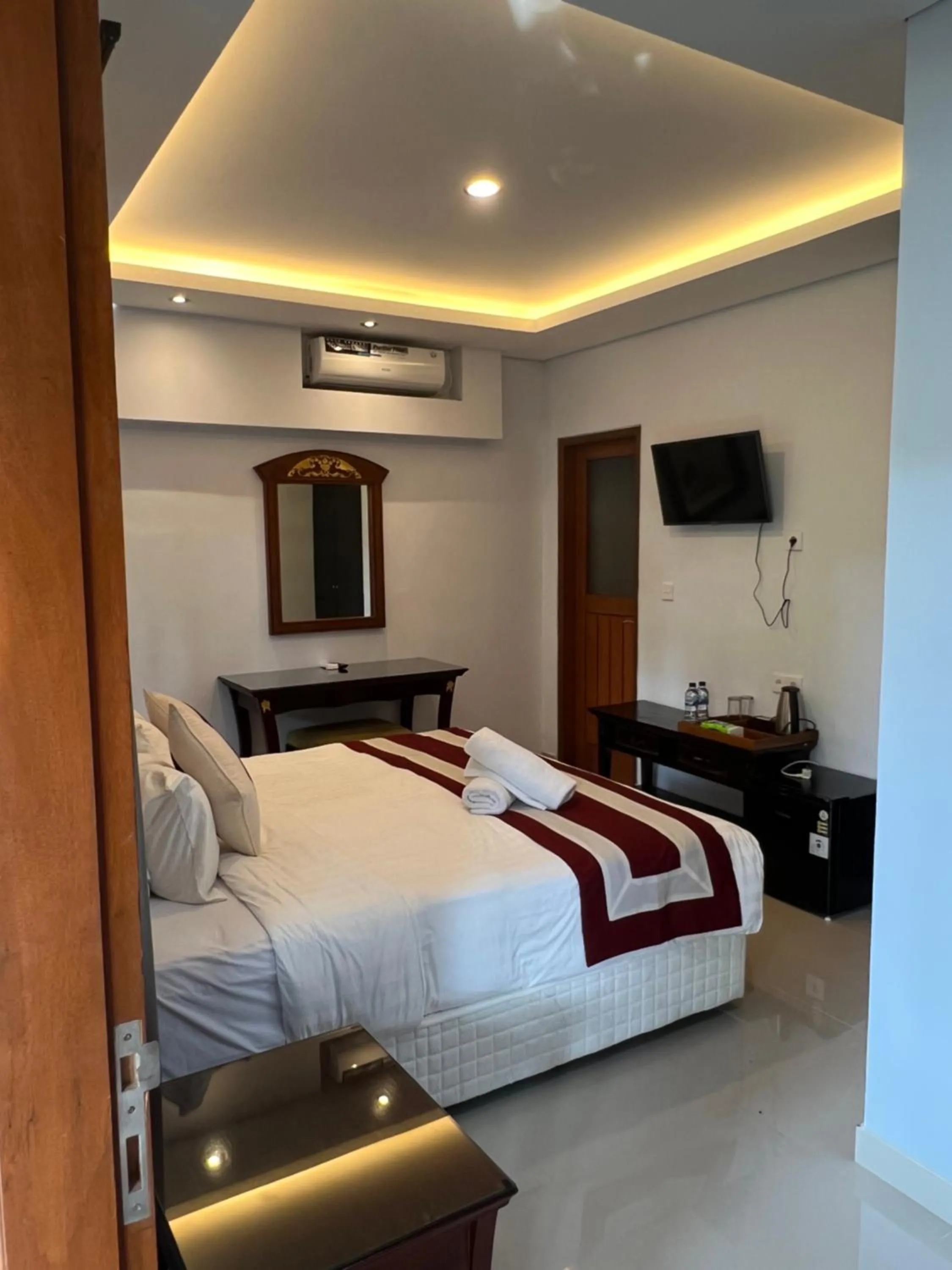 Bed in Mandhasativa Homestay