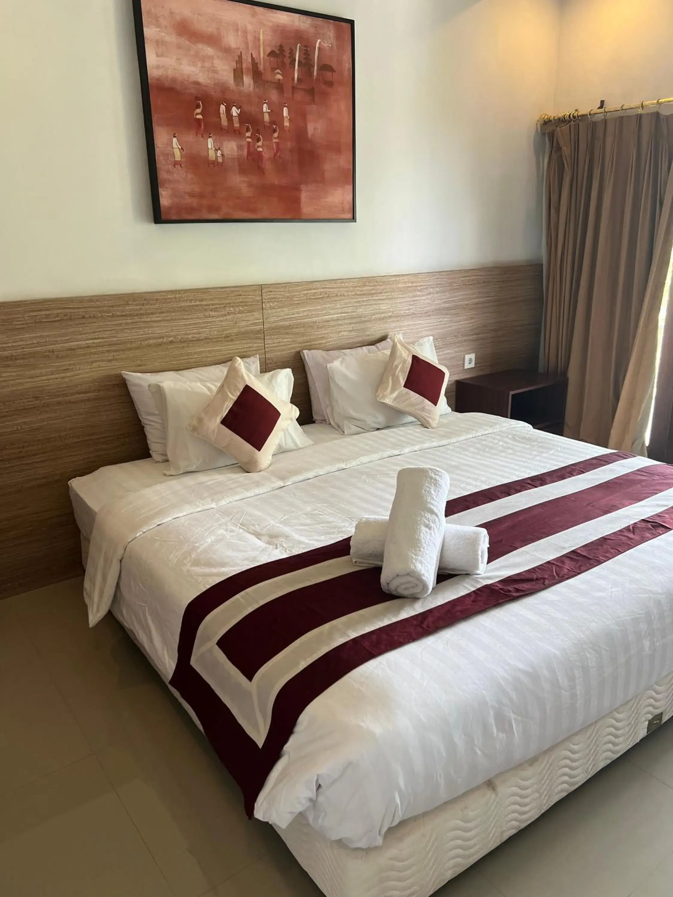 Double Room with Pool View in Mandhasativa Homestay Double Room with Pool View in Mandhasativa Homestay