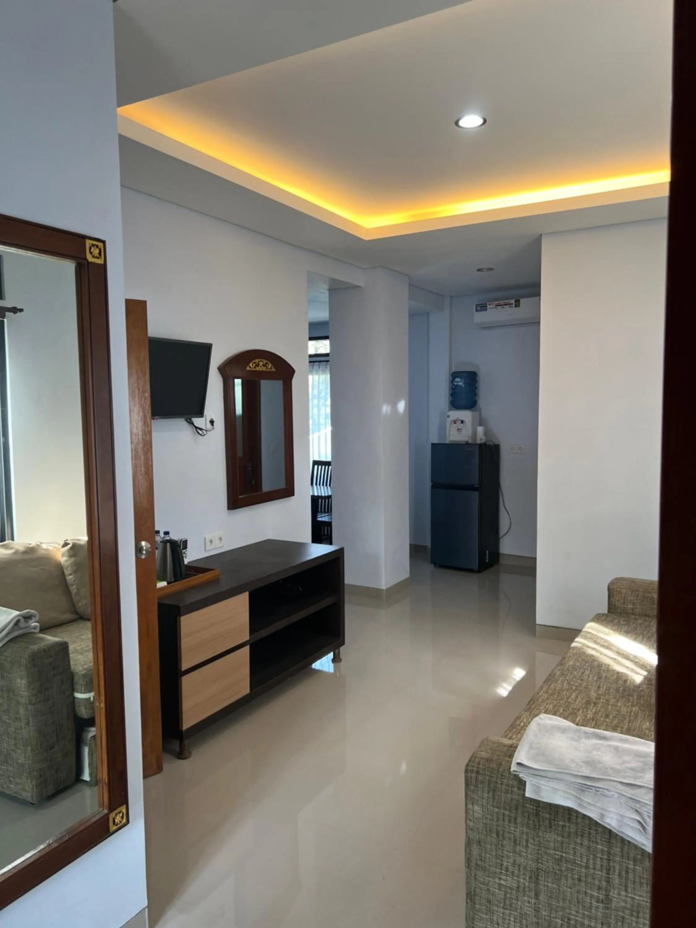 Bed in Mandhasativa Homestay