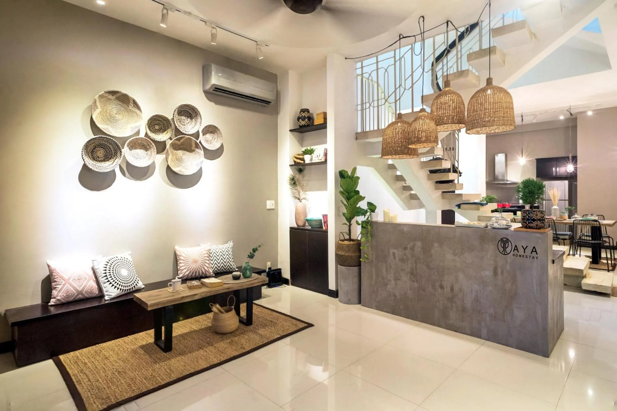 Living room in AYA Homestay