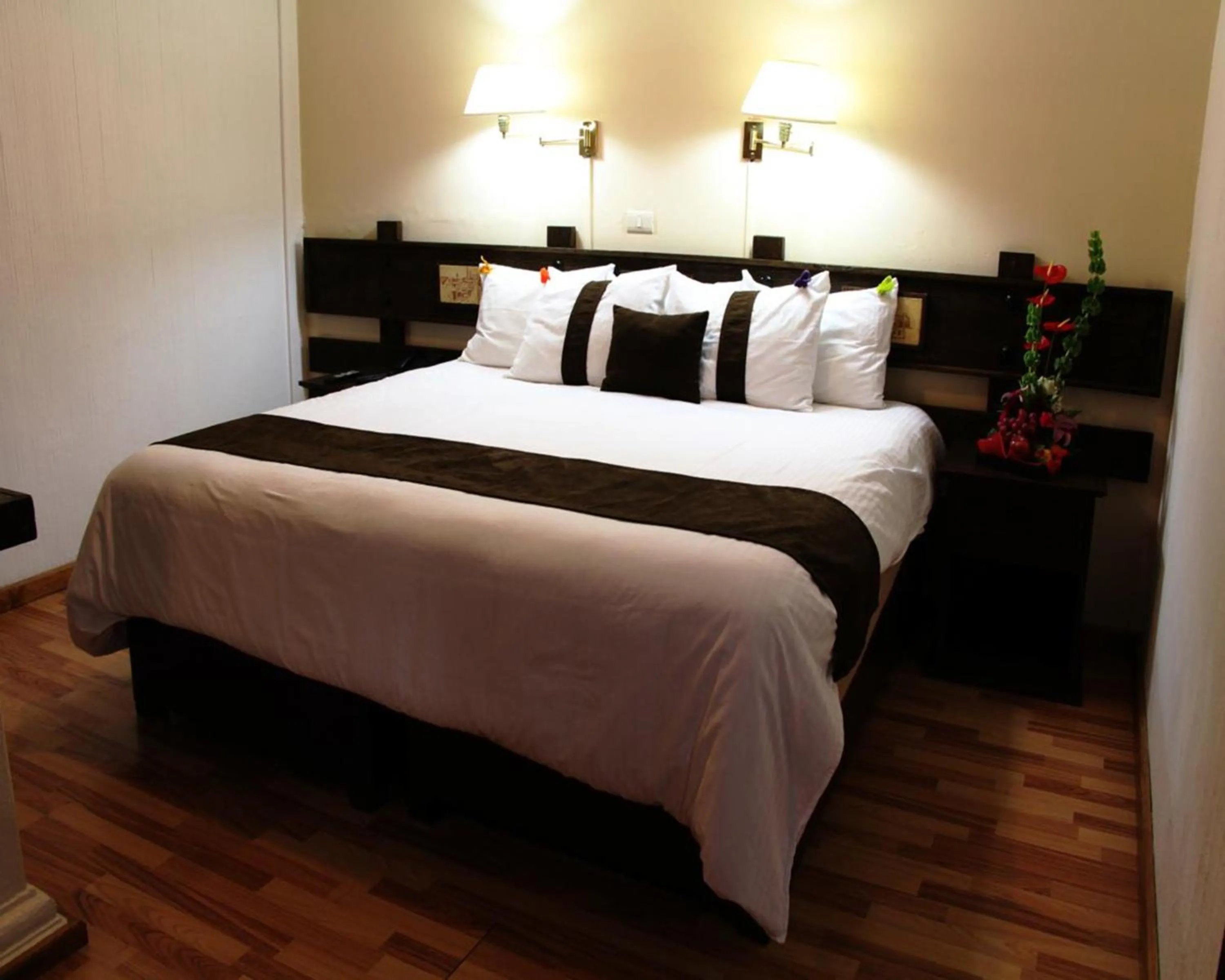 Photo of the whole room, Bed in Mision Xalapa Plaza de las Convenciones